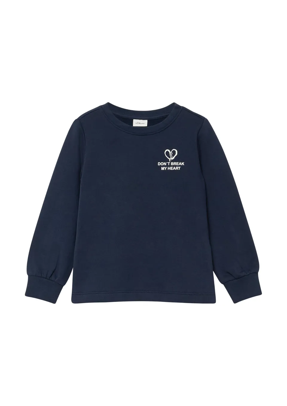 s.Oliver RED LABEL Rückenprint Sweatshirt navy kuschelig
