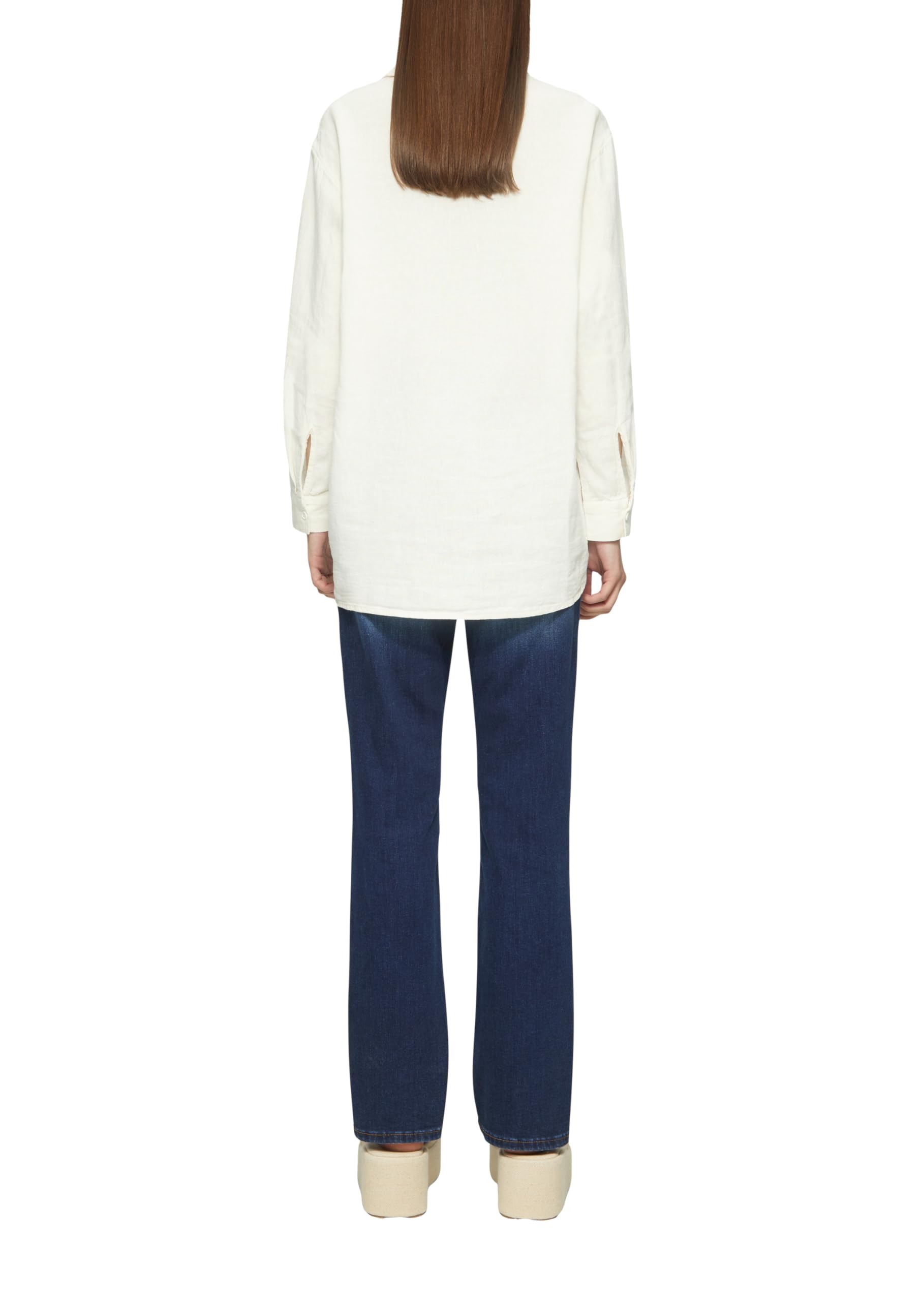s.Oliver QS Bluse Langarm Leinen Damenbluse