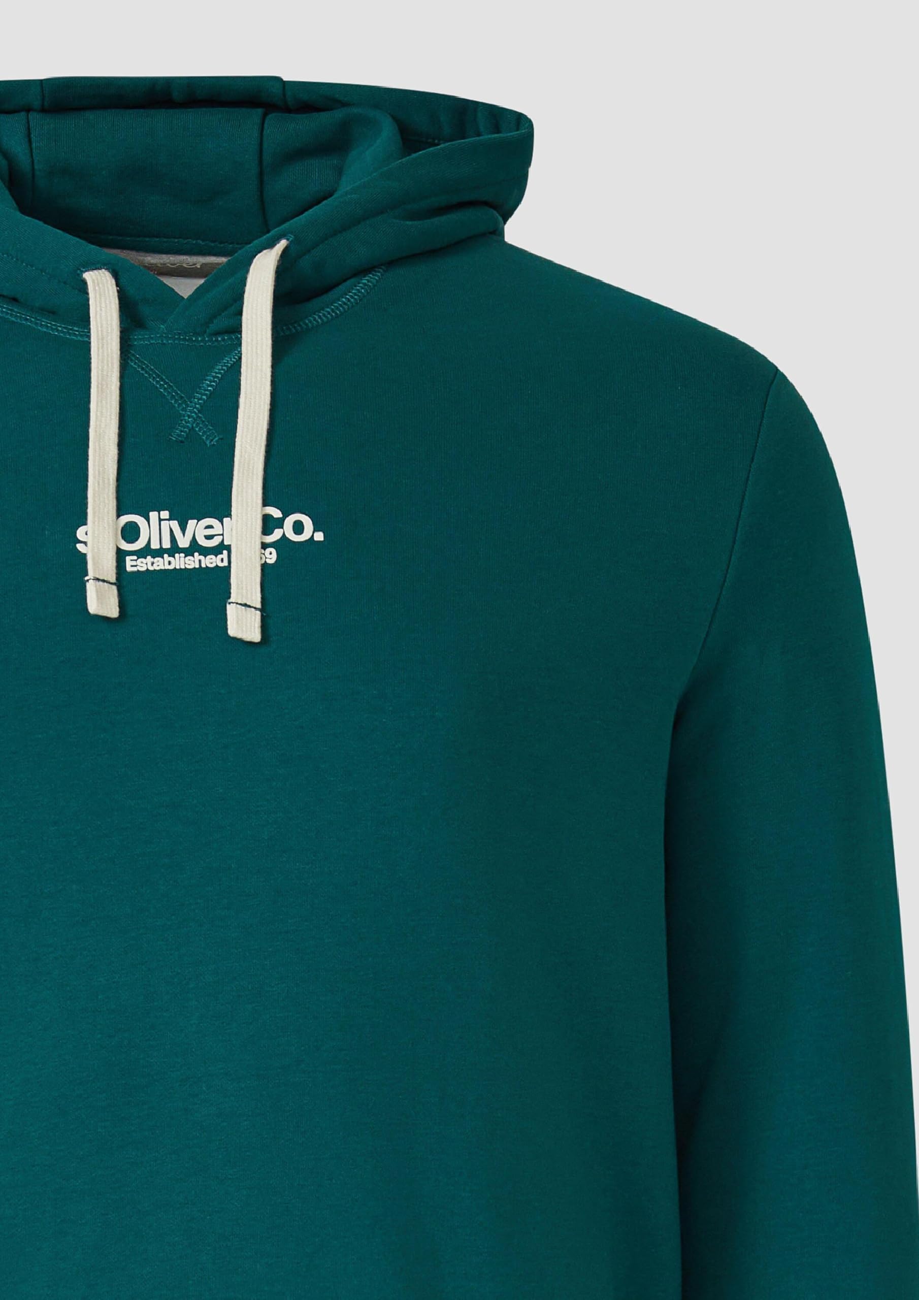 s.Oliver RED LABEL Kapuzenpullover Baumwollmix Logo