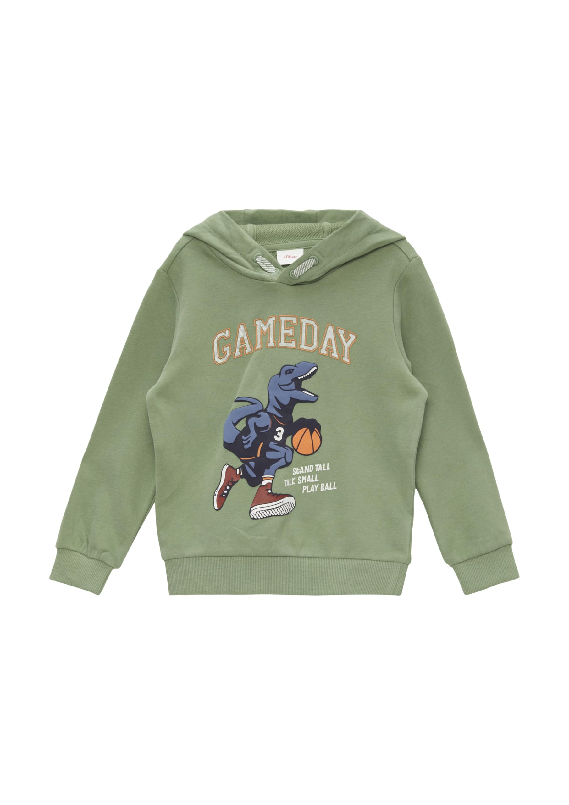 s.Oliver RED LABEL Kapuzen-Sweatshirt Baumwollmix Weiß