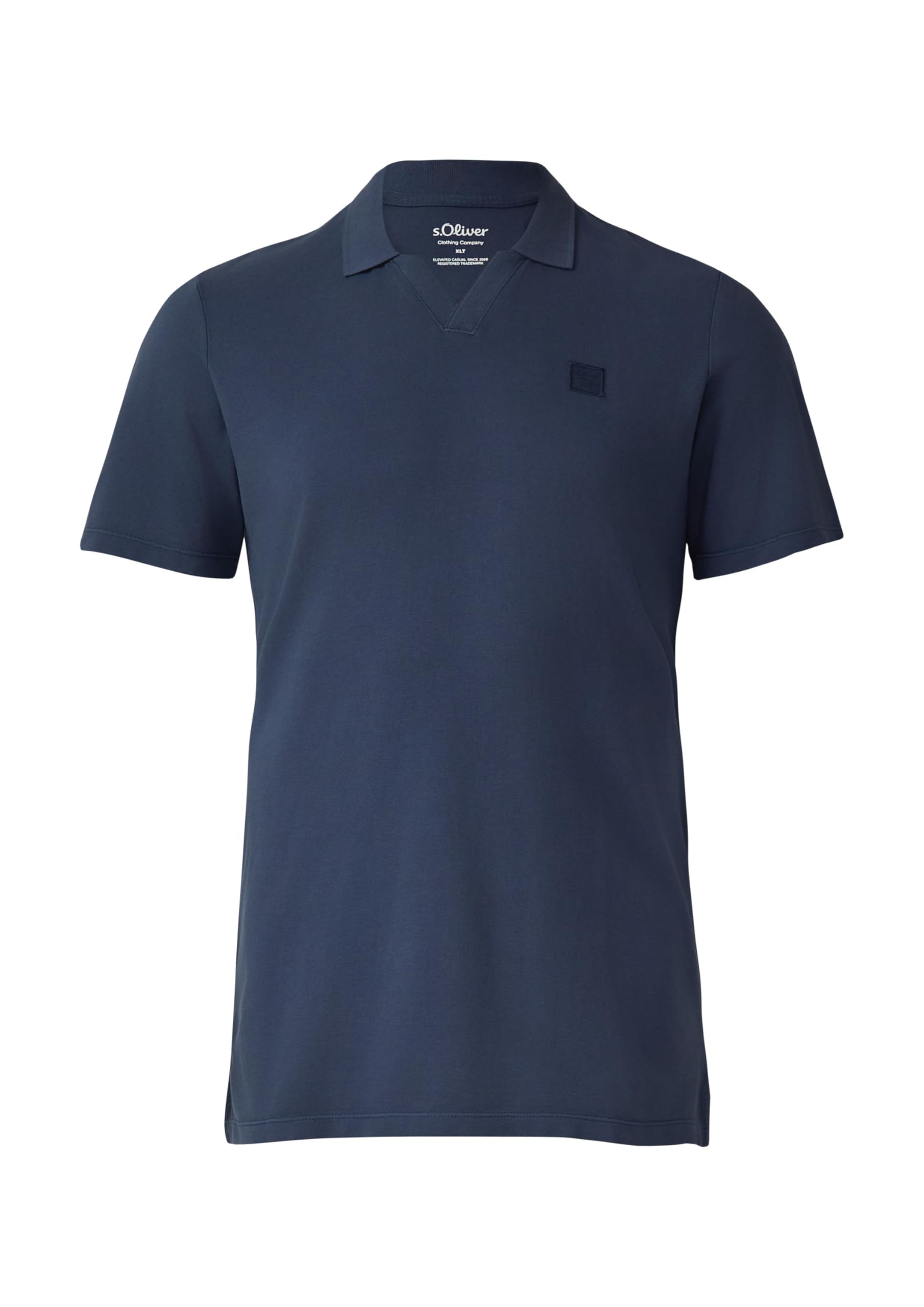 s.Oliver Junior Poloshirt Baumwoll-Piqué navy