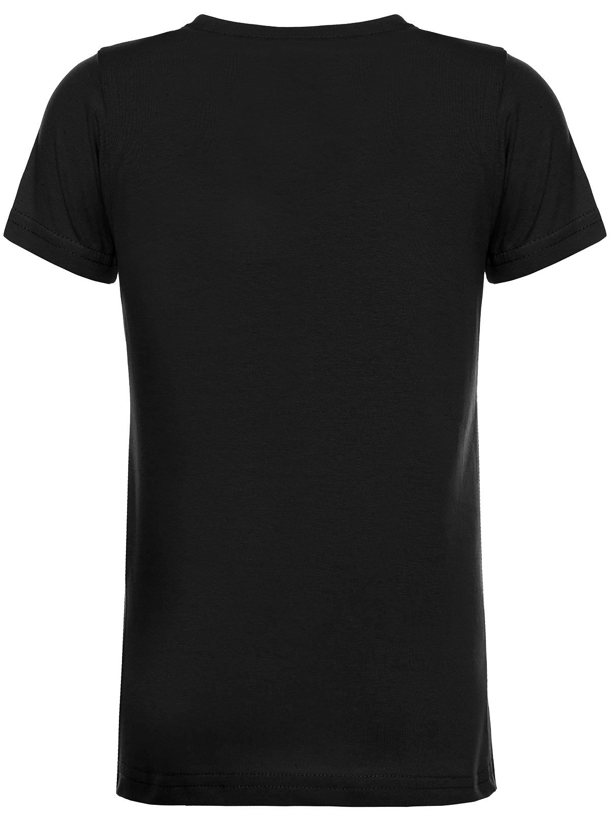 BEZLIT Wende-Pailletten T-Shirt Fußball Schwarz Baumwolle