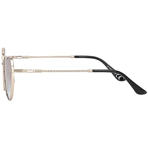BEZLIT Herz Sonnenbrille Braun-Blau Metall Verlauf