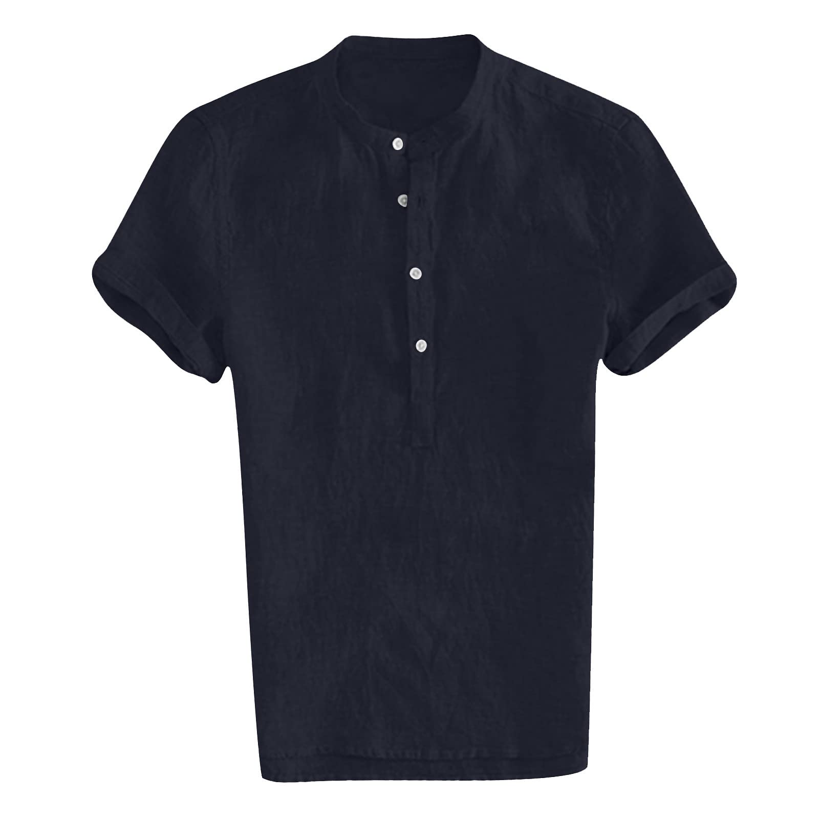 Singular AG Herren Leinenhemd Kurzarm Regular