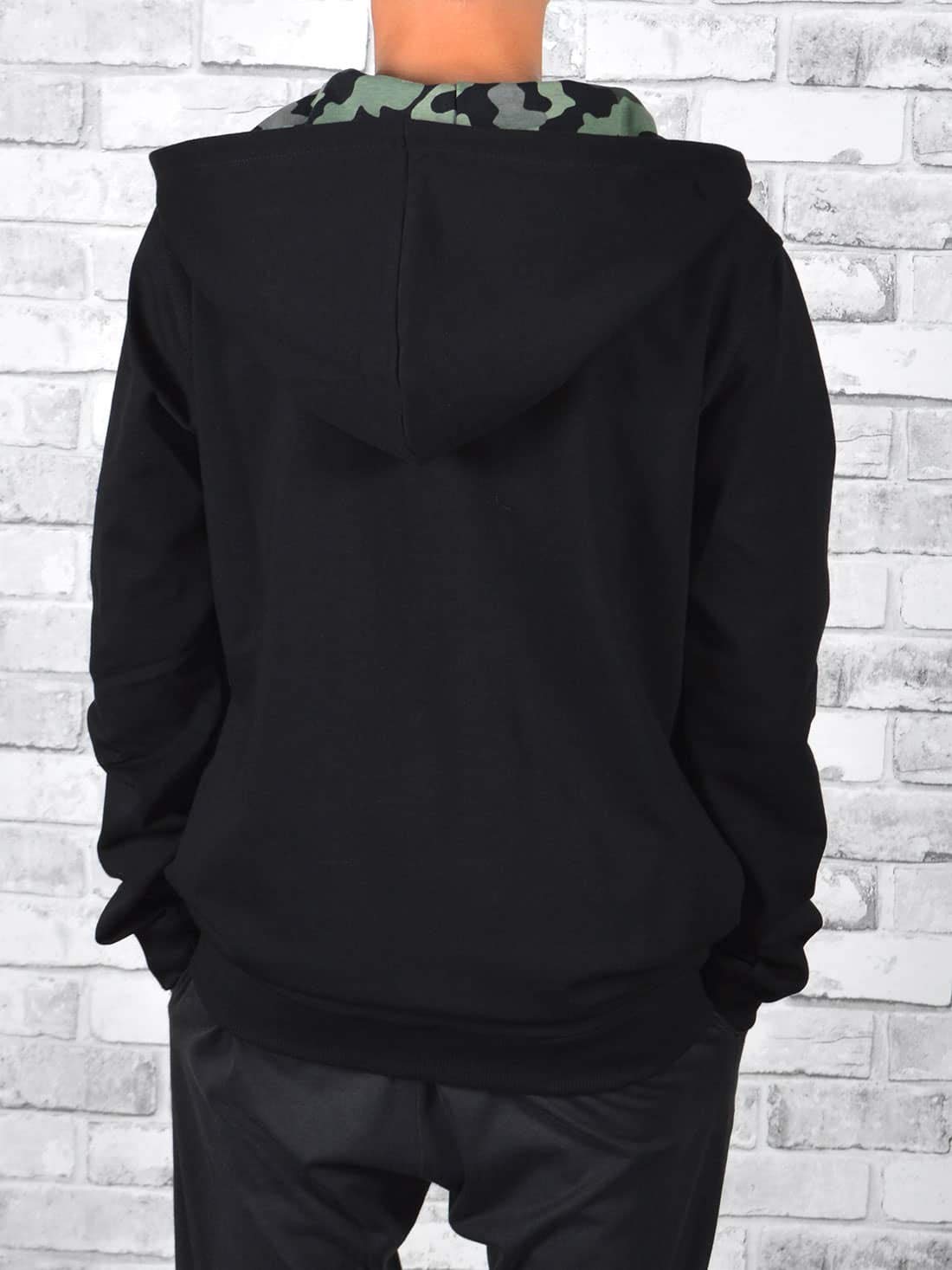 BEZLIT Sweatjacke Kapuze Jungen Camouflage Reiverschluss