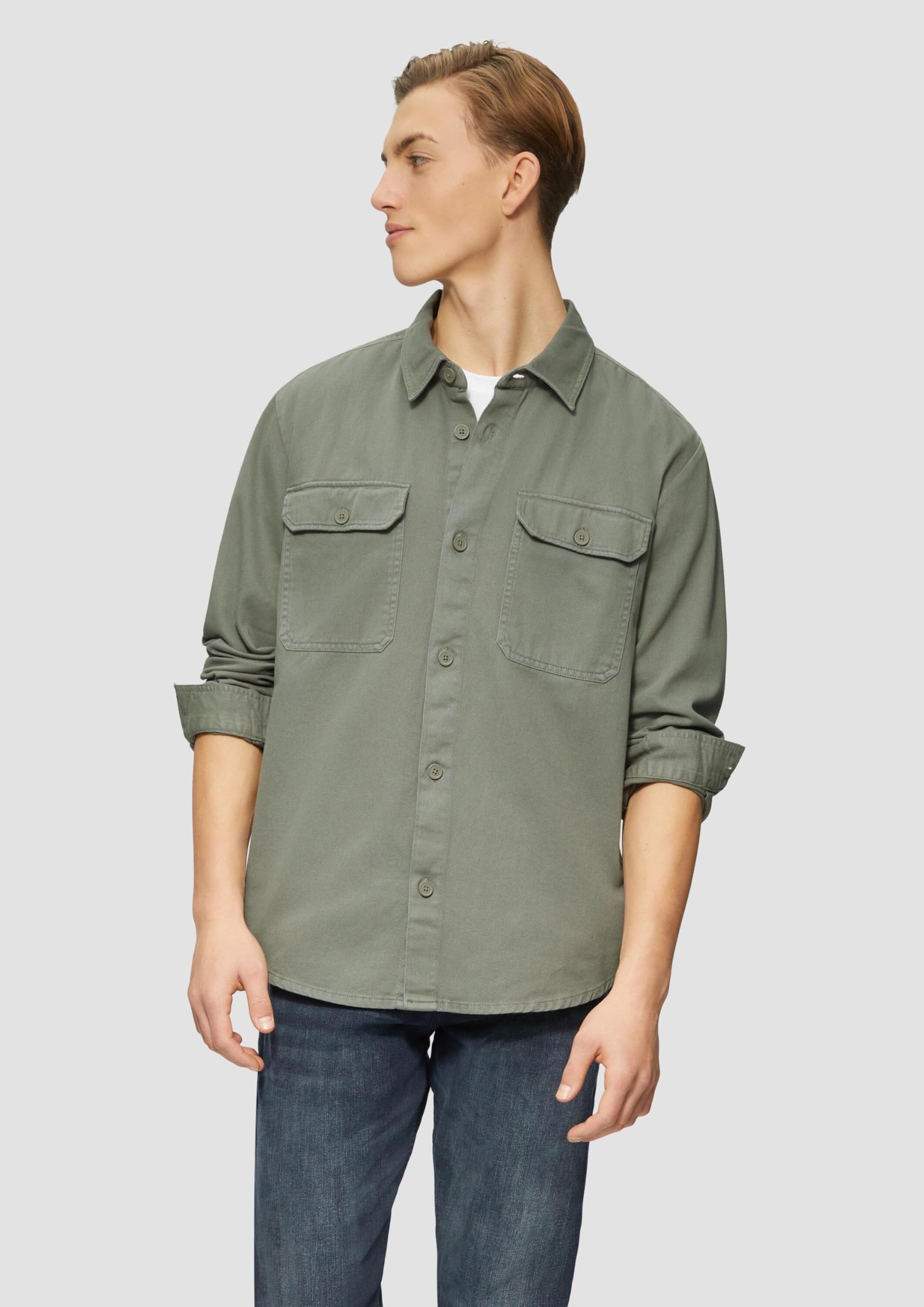 s.Oliver QS Overshirt Twill Hemdjacke Gr. M