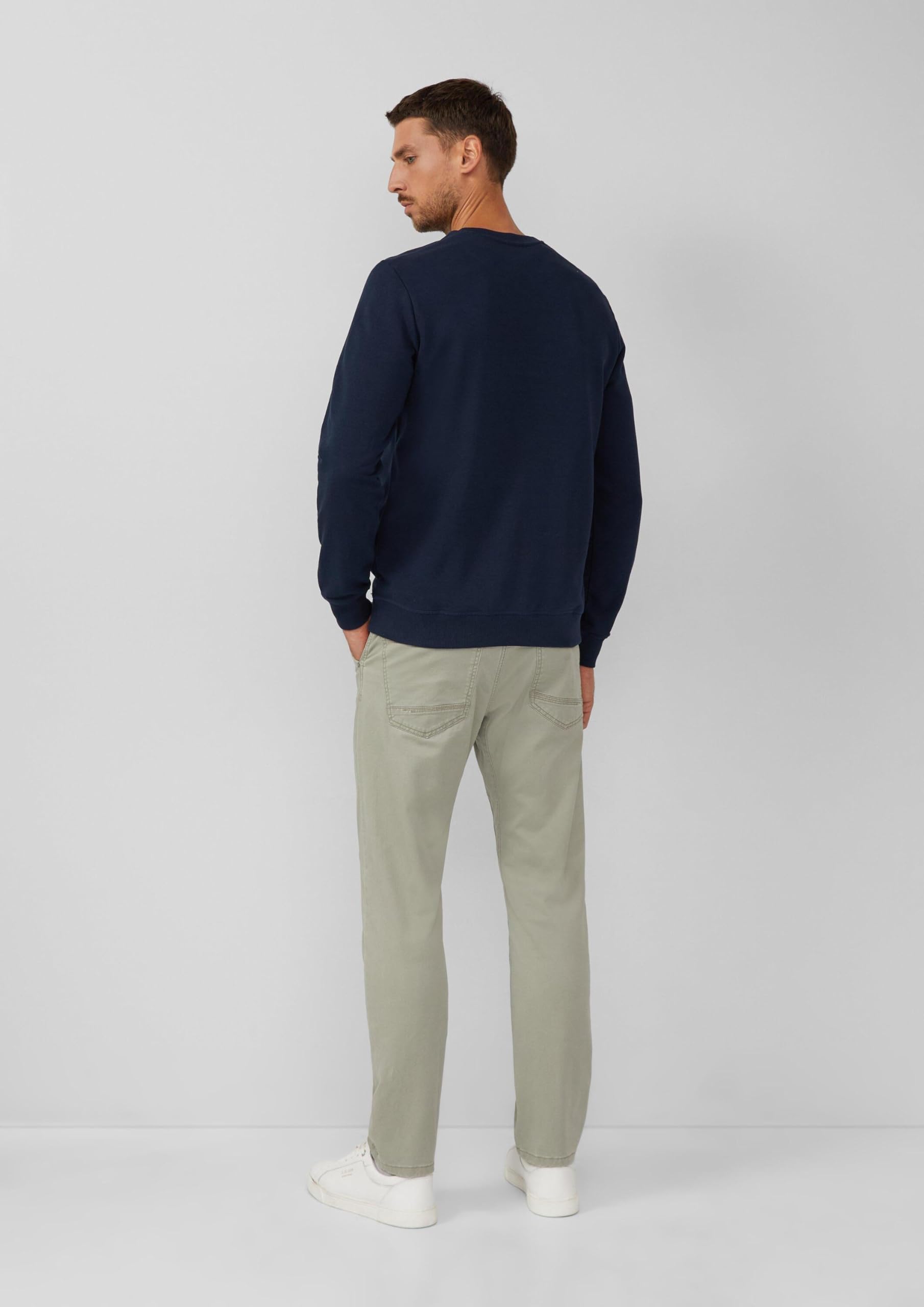 s.Oliver RED LABEL Sweatshirt Baumwollmix Crew-Neck