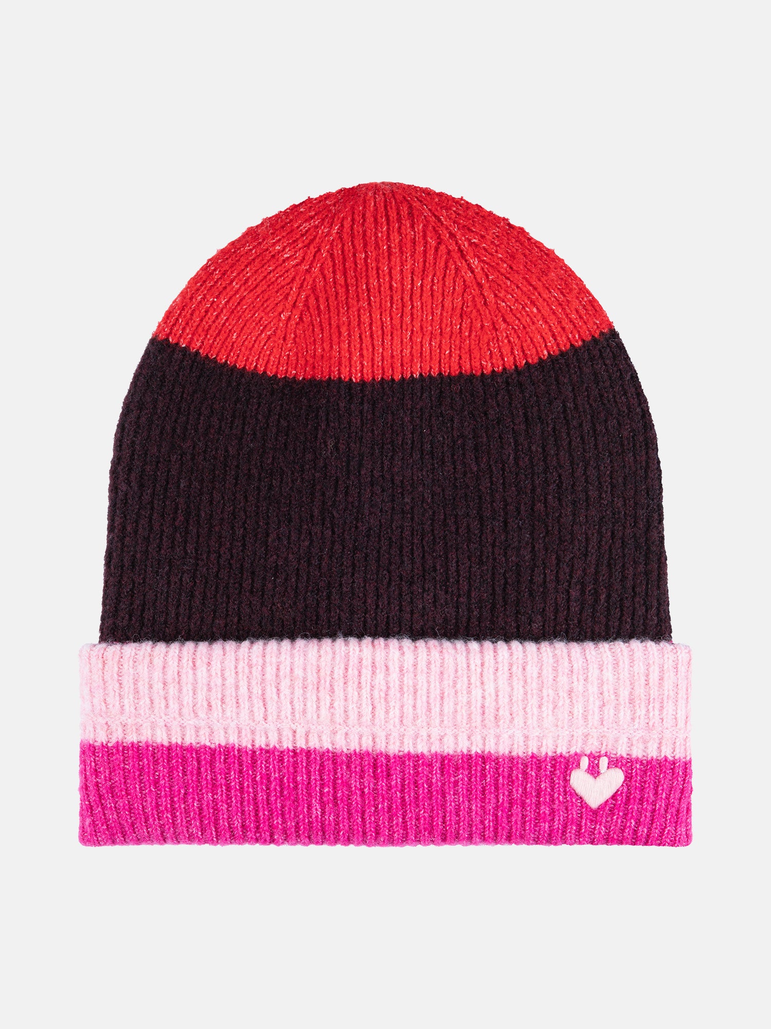 Lieblingsstück ValenaL Mütze beige Streifen Strick
