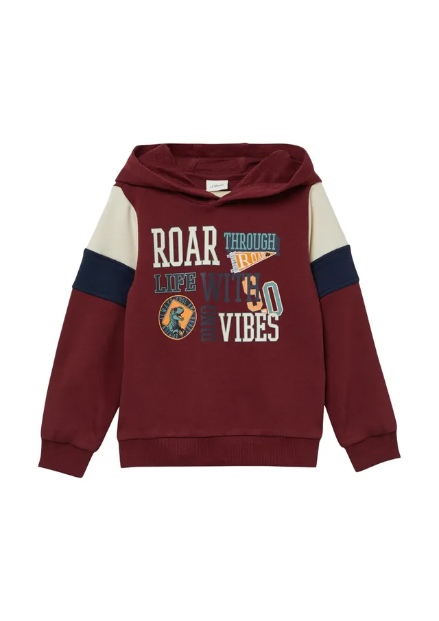 s.Oliver RED LABEL Hoodie Print Kontrast 104-110