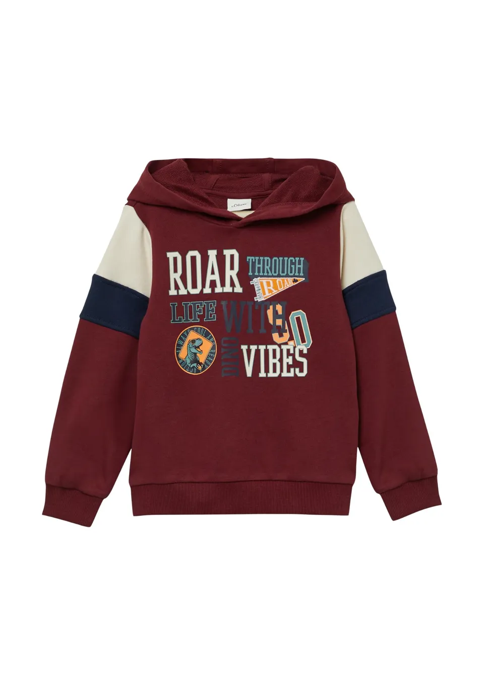 s.Oliver RED LABEL Hoodie Print Kontrast 104-110