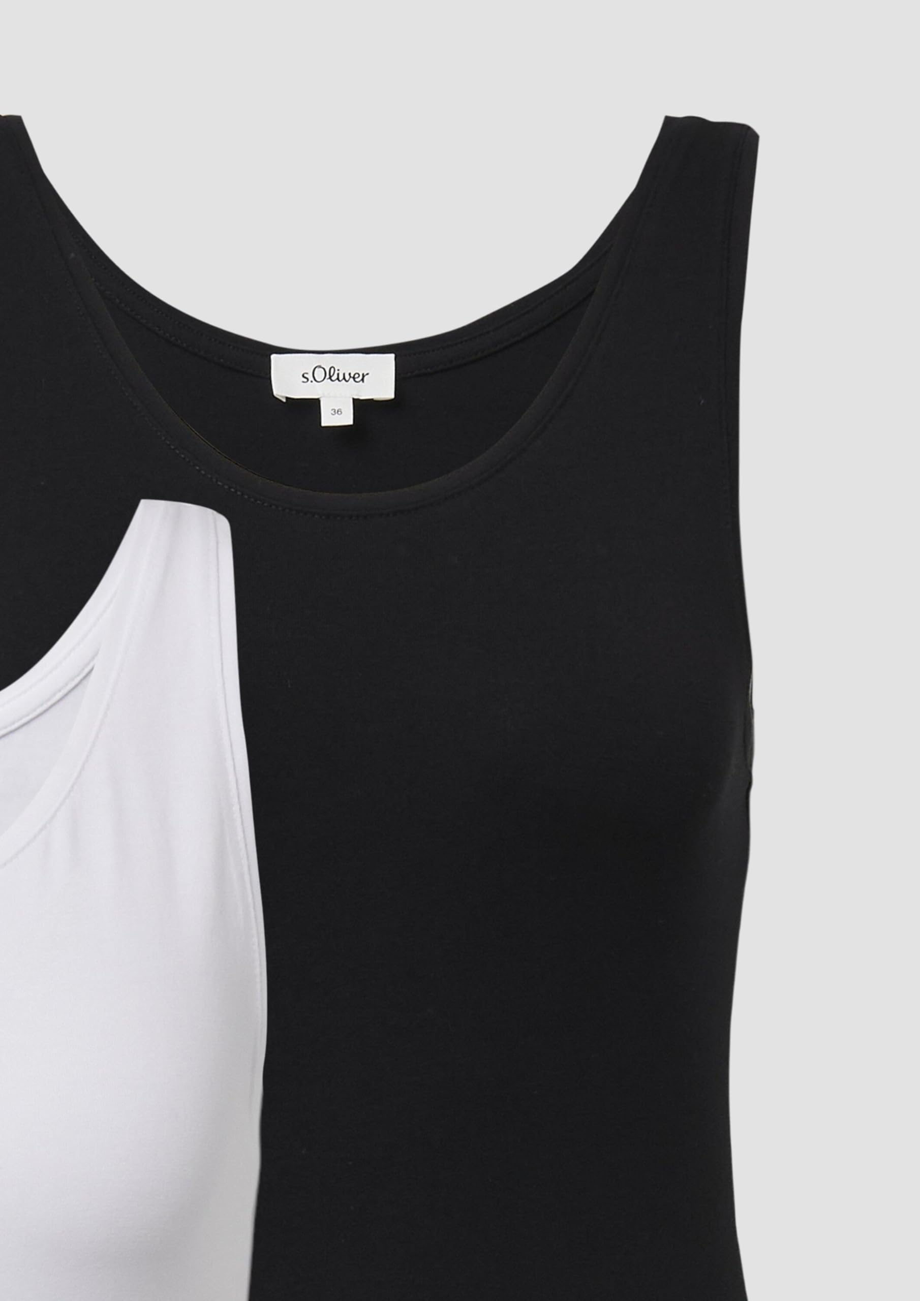 s.Oliver Basic Top Jersey Gr. 38 2er-Pack