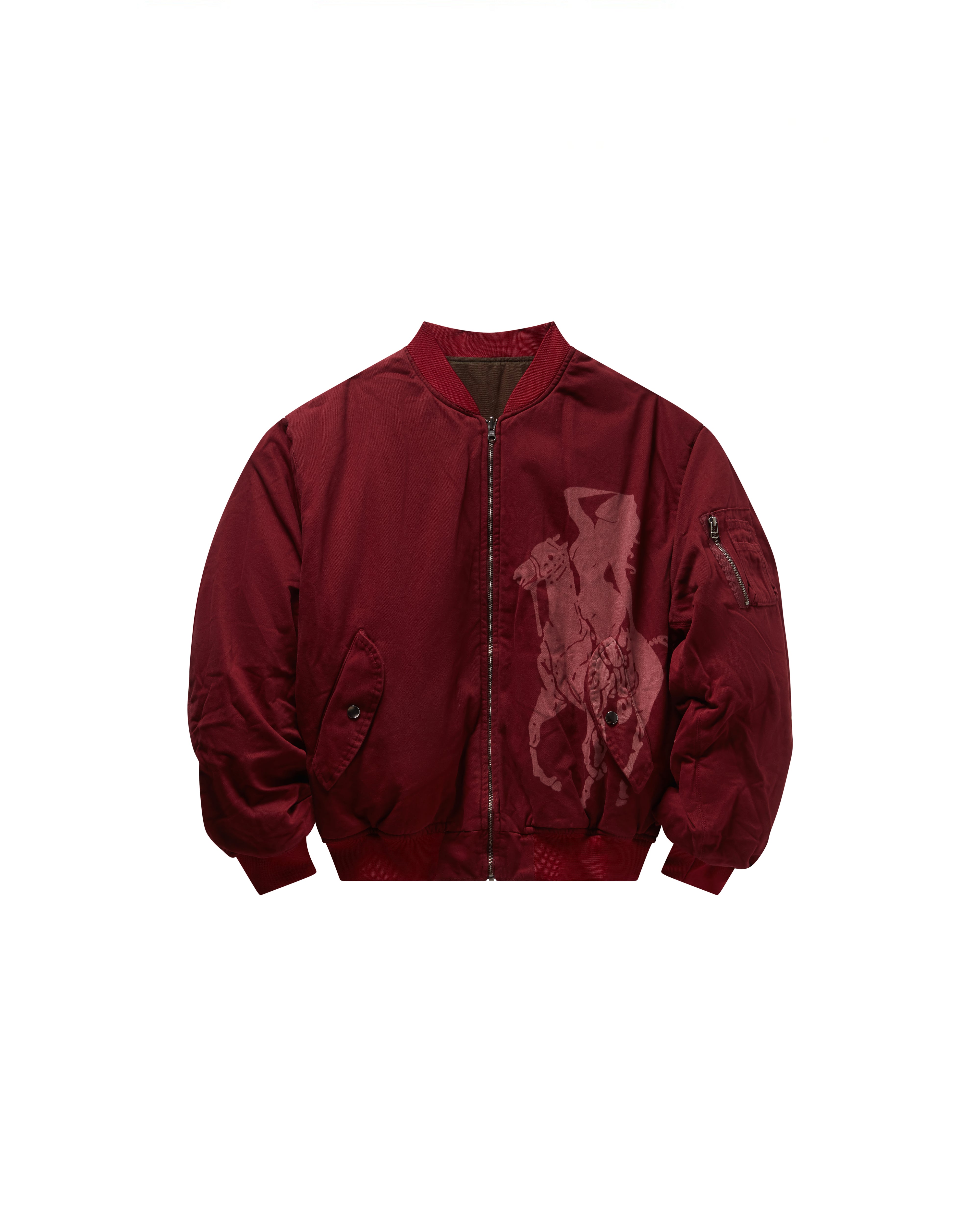 Mowalola LGS Reversible Bomber Jacke 2in1