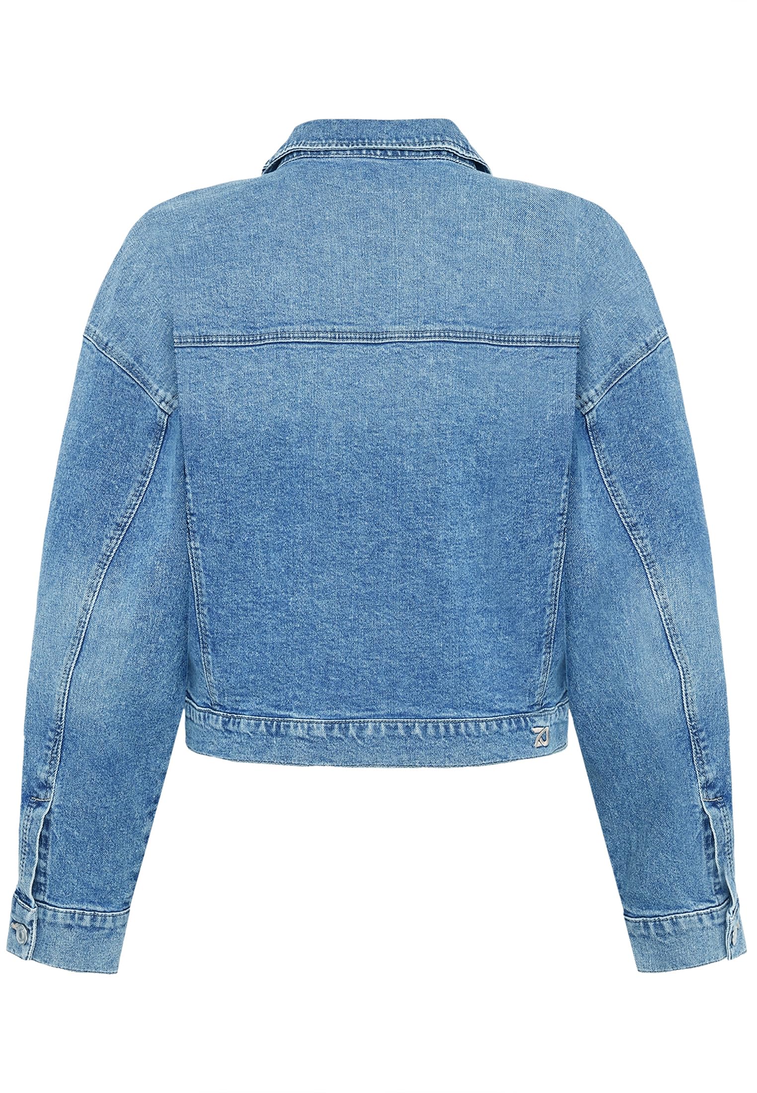 zero Jeansjacke kurz Gr. 40 Middle Blue Denim robust