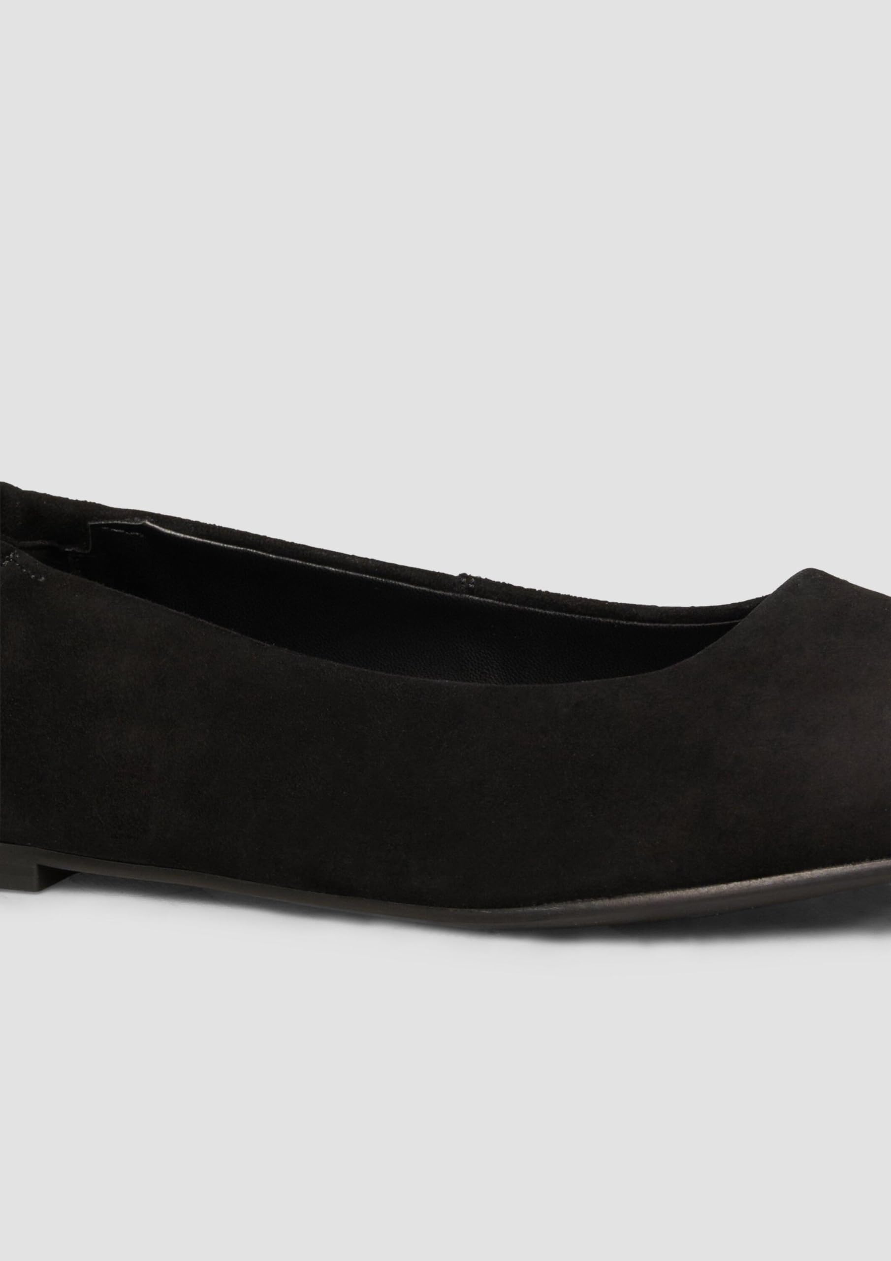s.Oliver Red Label Ballerinas Veloursleder schwarz