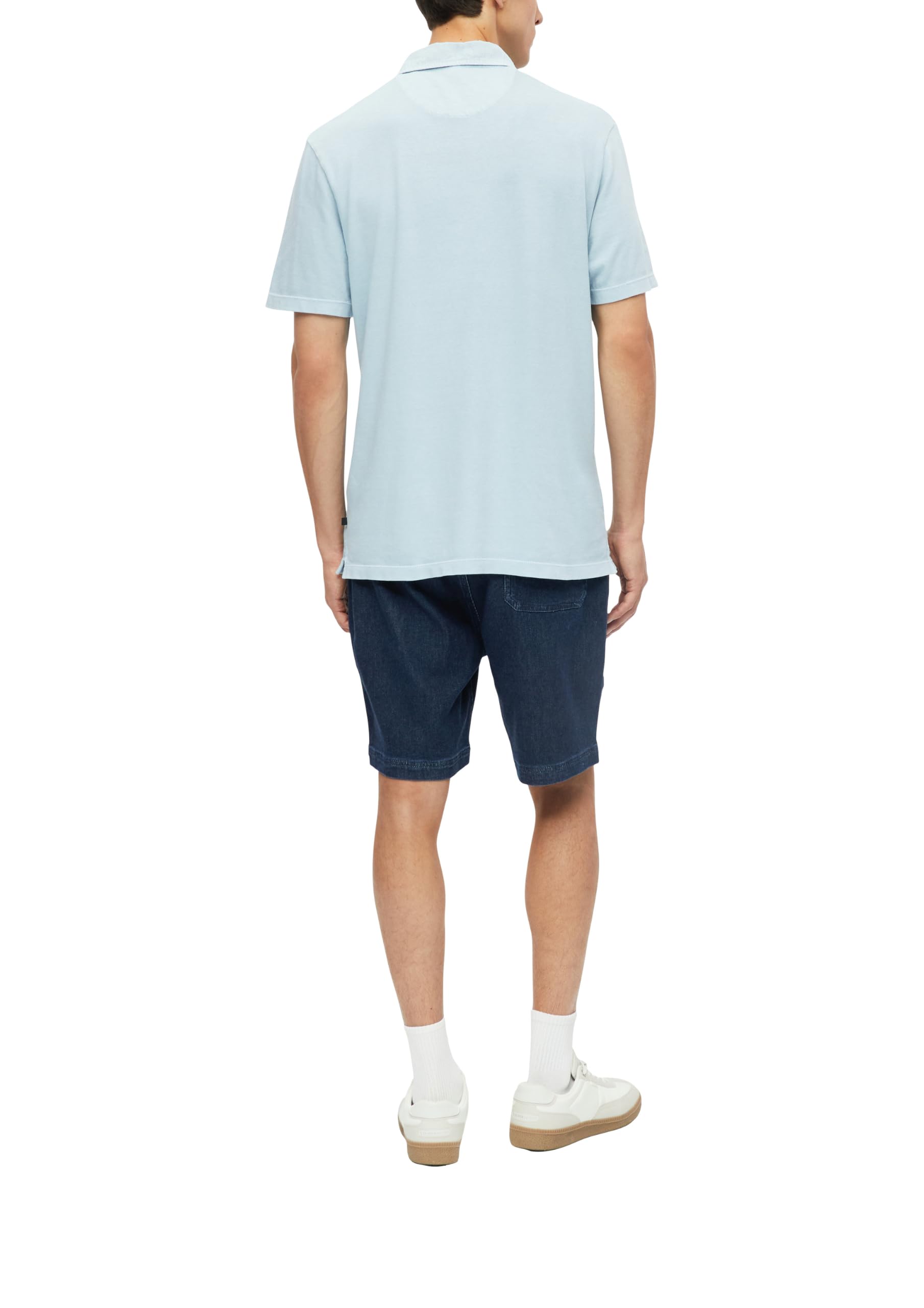 s.Oliver Garment Dye Poloshirt hellblau Gr. M
