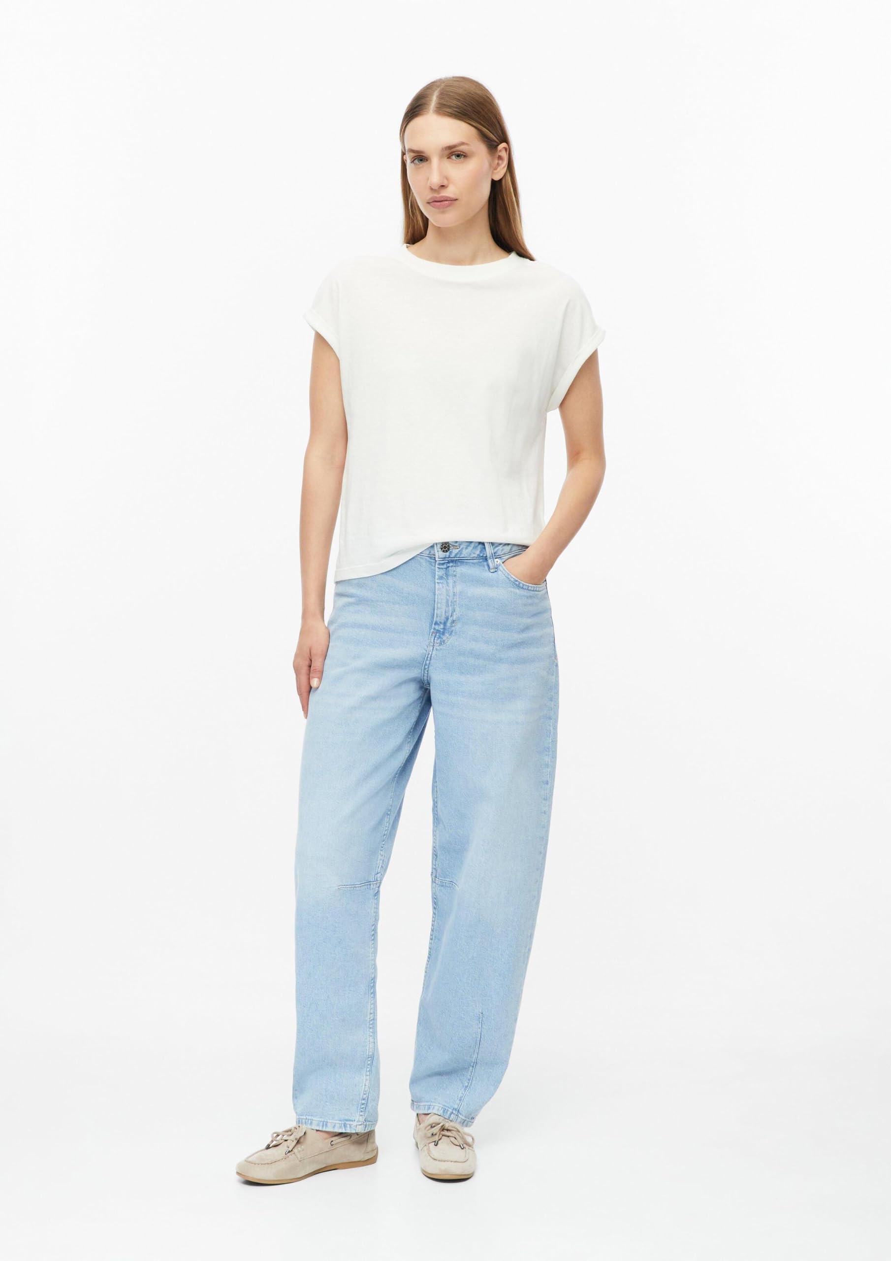 s.Oliver Red Label Ankle-Jeans Barrel 38W/28L blau
