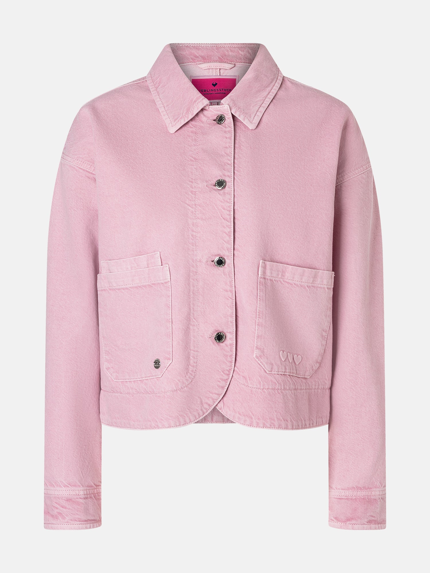 Lieblingsstück ChelseyL Jeansjacke Baumwollmix rosa