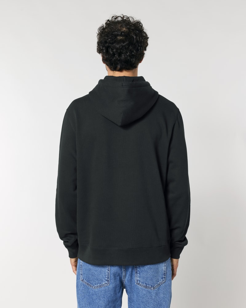 United4Rescue Logo groß Kapuzenpullover French Navy Bio