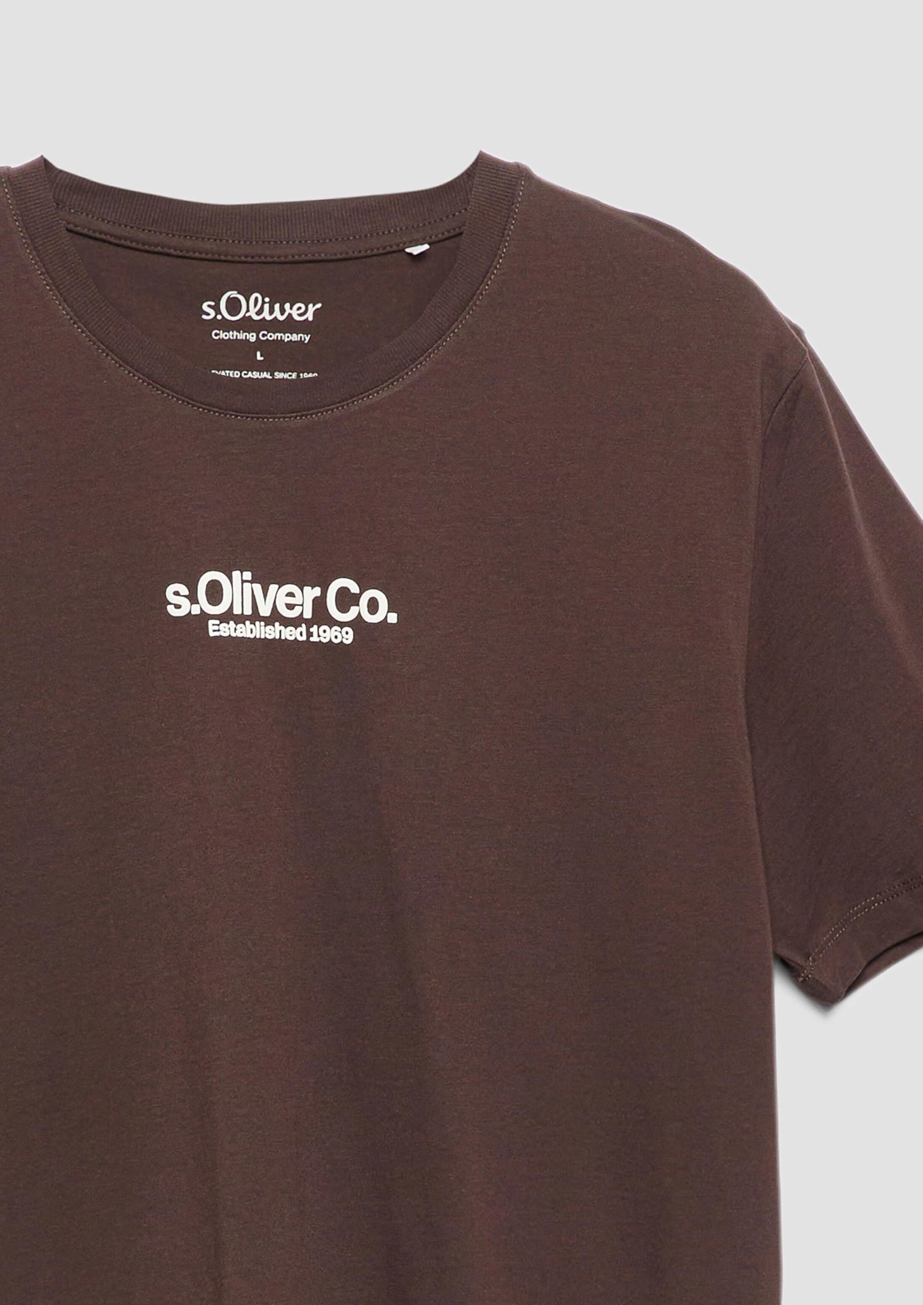 s.Oliver Junior 2178921 T-Shirt Herren 1er Pack blau