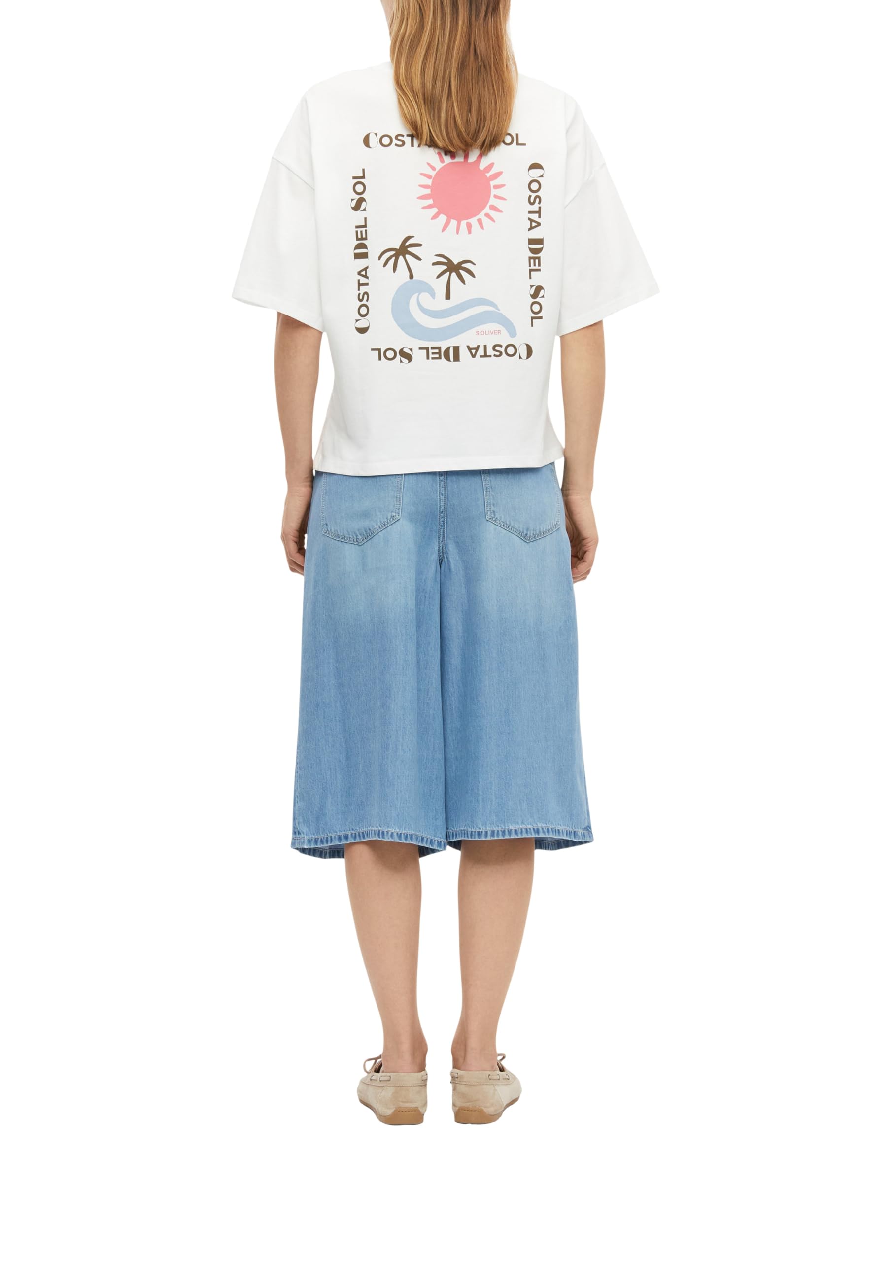 s.Oliver Red Label T-Shirt Oversize 38 mit Print