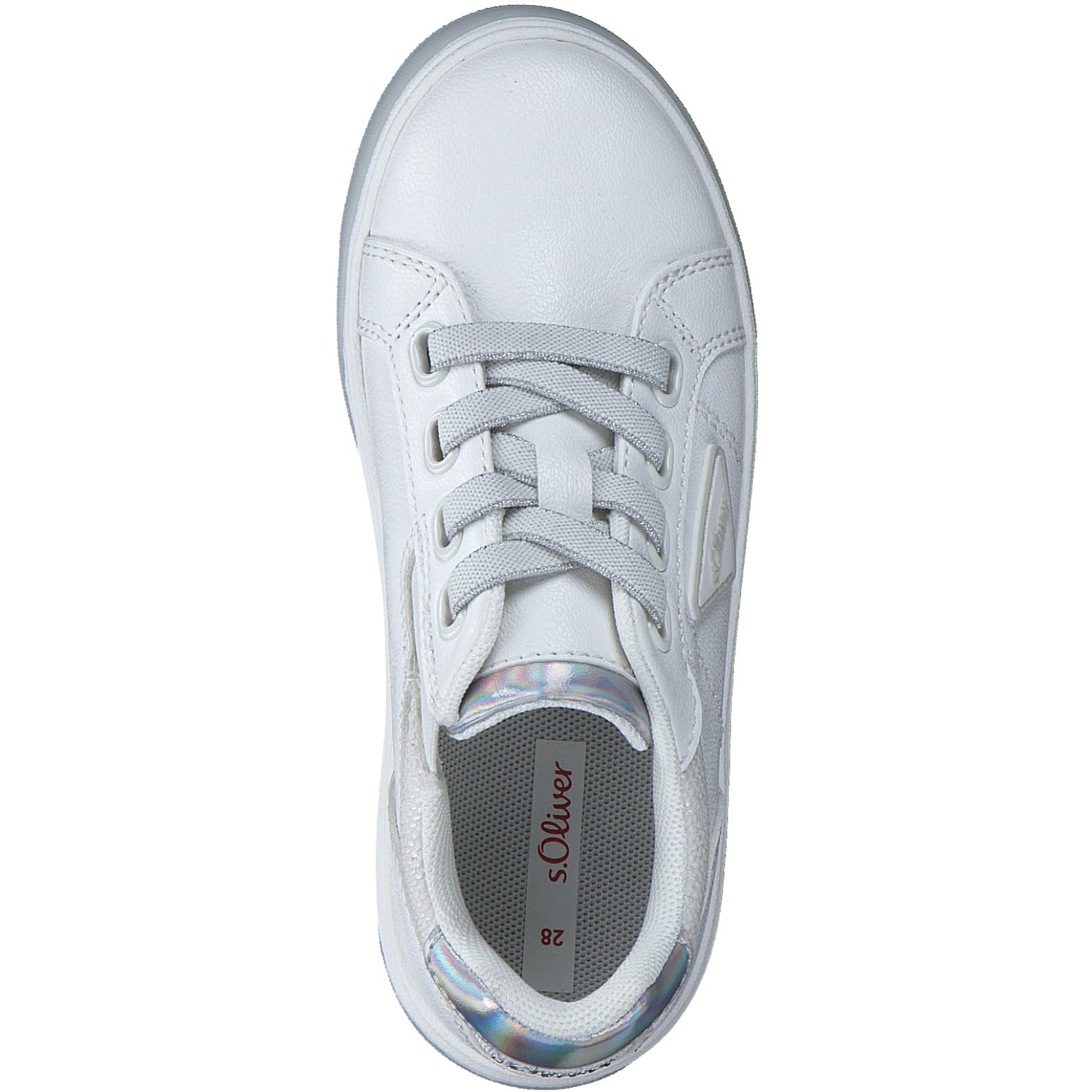 s.Oliver Junior Mädchen Sneaker 33 EU flach Schnürsenkel
