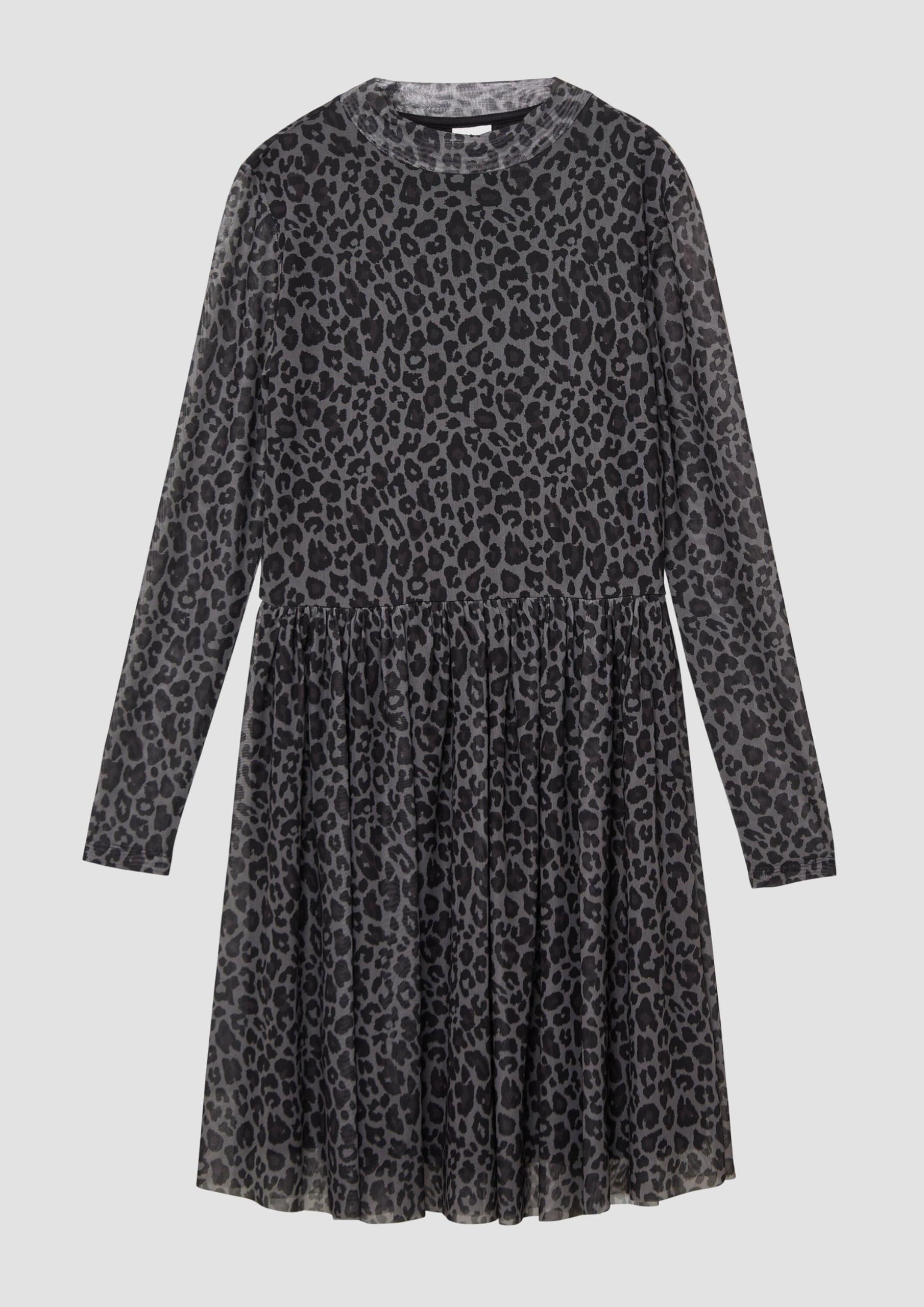 s.Oliver Junior Mesh-Kleid Kleid 152 mit All-Over-Print