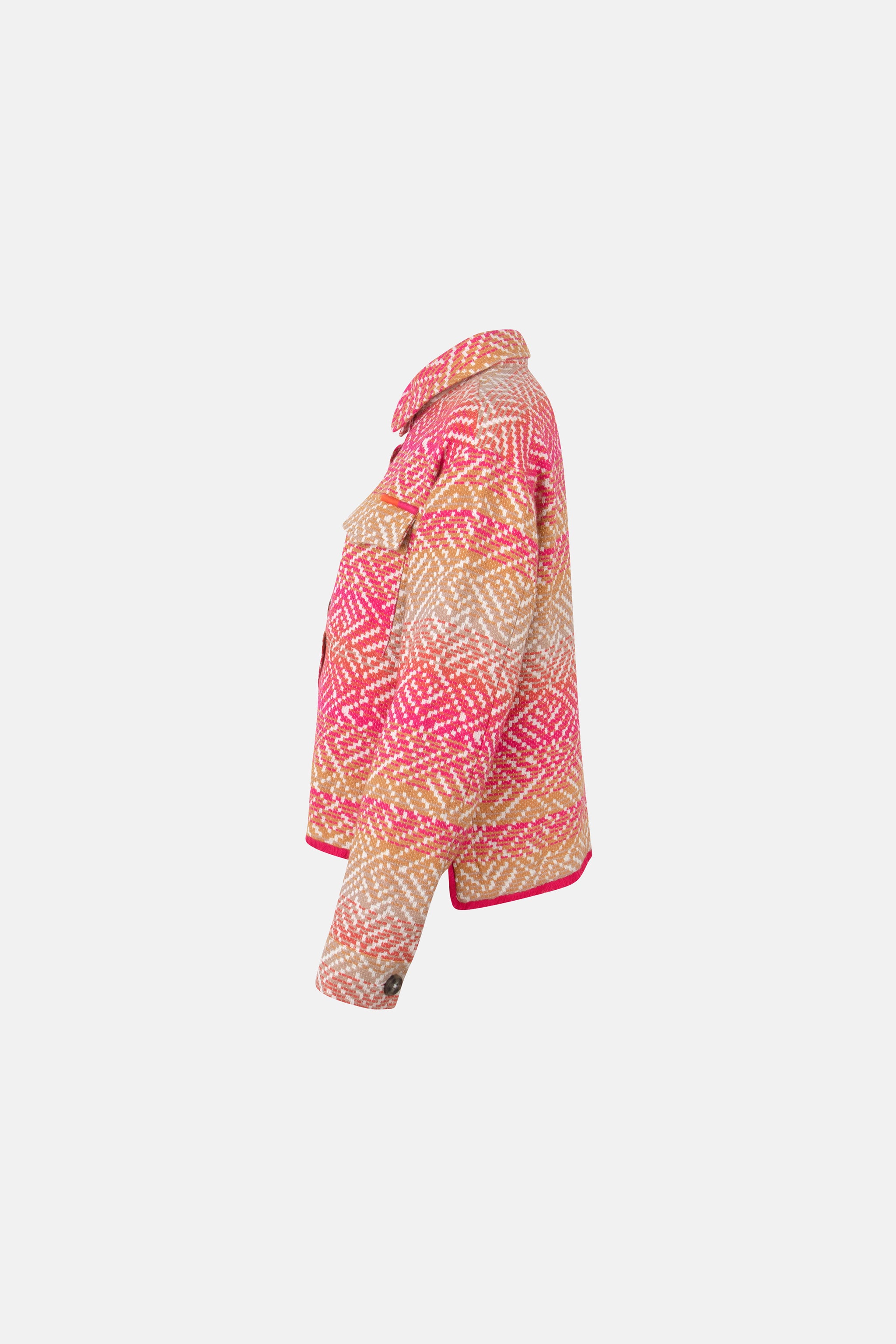 Lieblingsstück IdnaL Jacke orange Baumwolle Hemdkragen