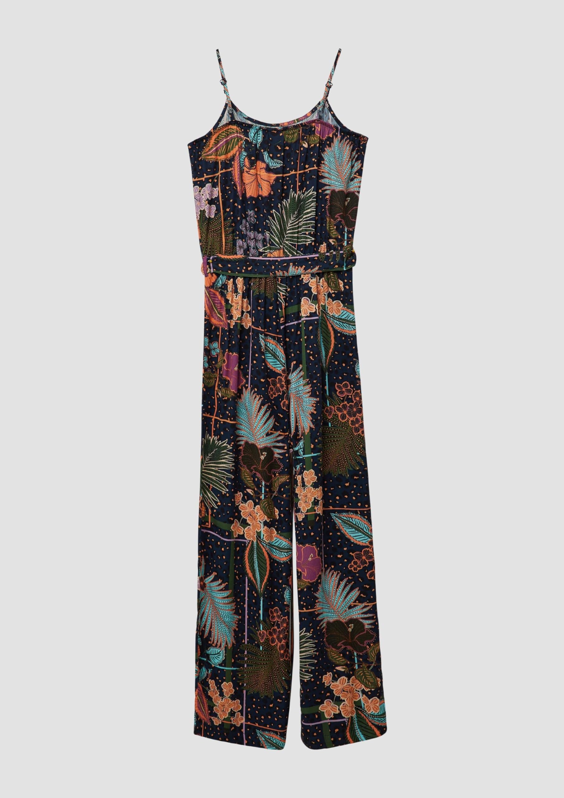 s.Oliver RED LABEL Jumpsuit Viskose Gr. 176 navy