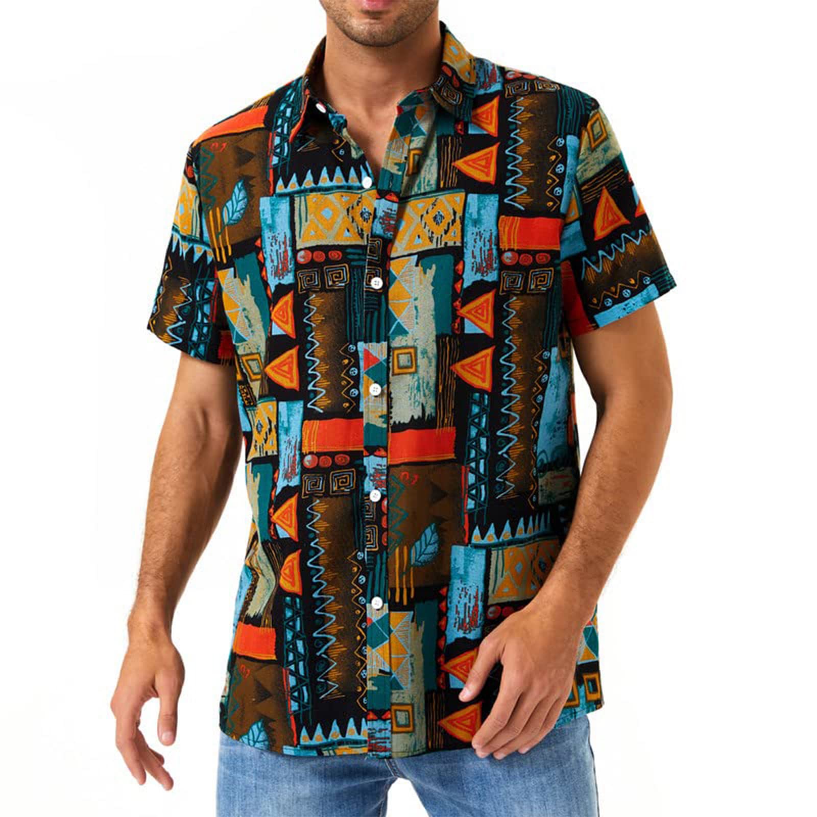 Singular AG Hawaiihemd Kurzarm Blumenhemd Strandhemd Sommer