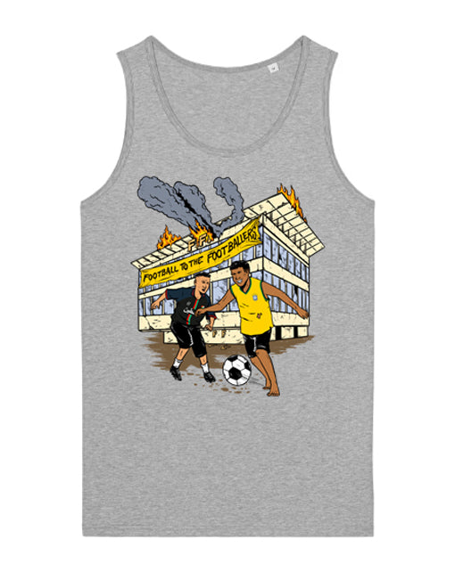 dna merch Football To The Footballers Tanktop Unisex Sommer