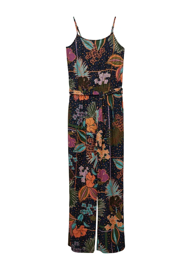 s.Oliver RED LABEL Jumpsuit Viskose Gr. 176 navy