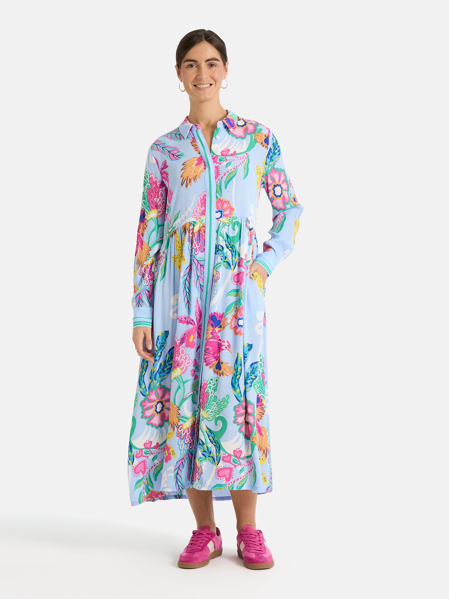 Lieblingsstück EdinaL Kleid light blue aus Viskose