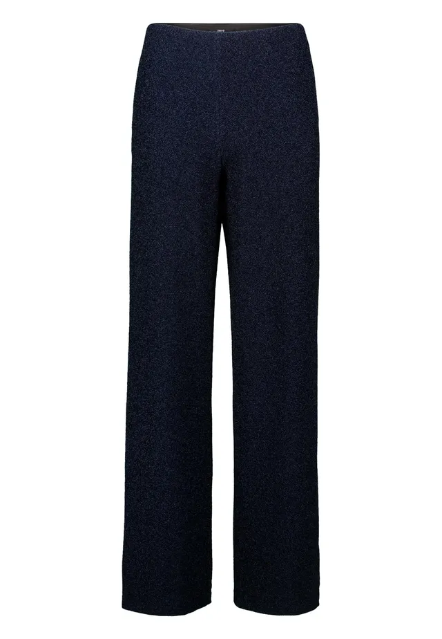 zero Stoffhose mit Lurexfaden Gr. 40 Teal Ocean Glanz