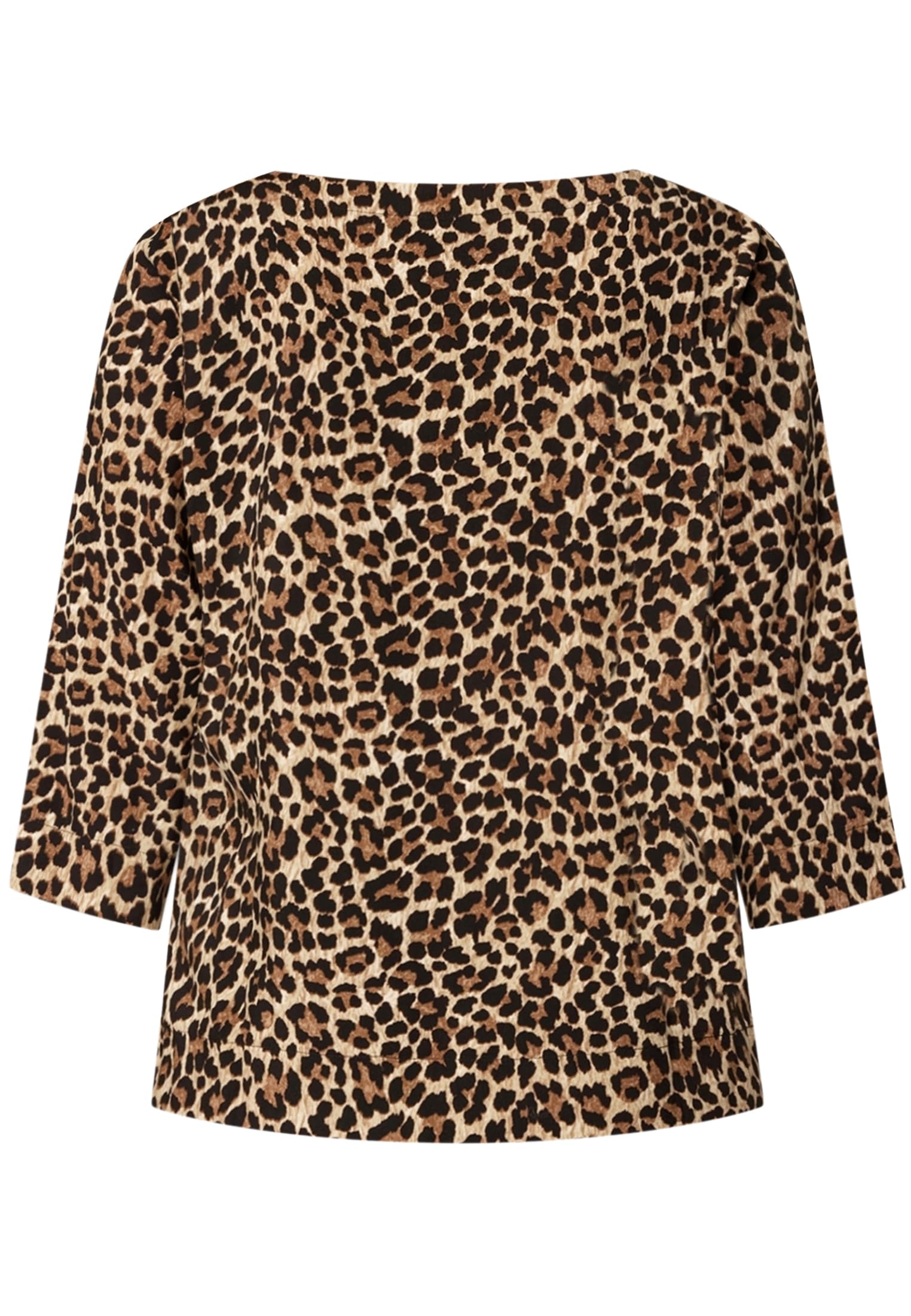 zero Leobluse Rundhals BeigeBlack Gr.40