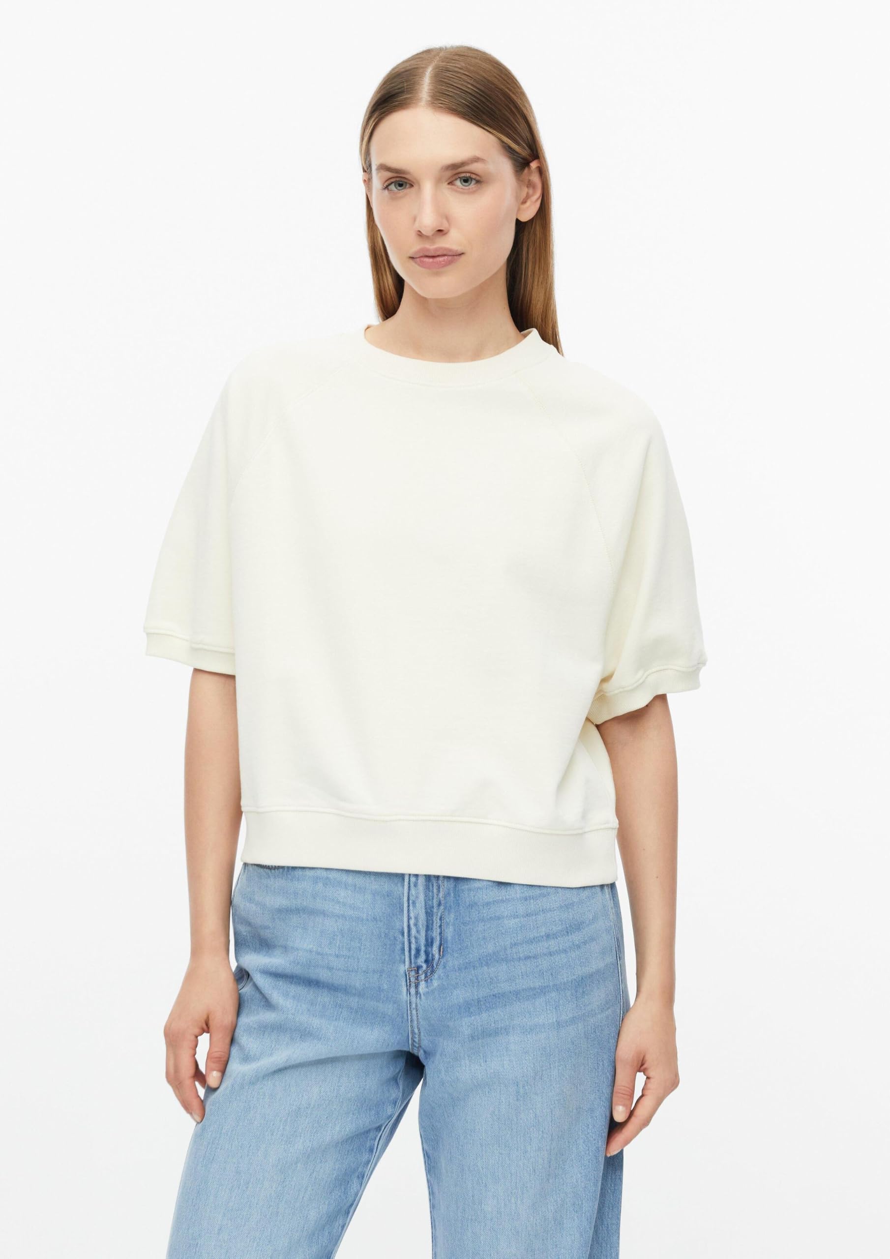 s.Oliver RED LABEL Sweatshirt Kurzarm Baumwolle