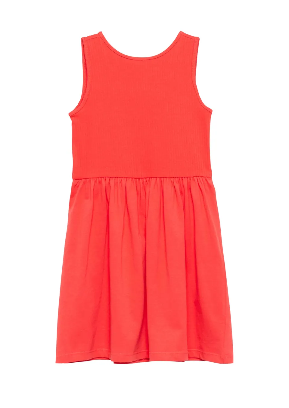 s.Oliver RED LABEL Materialmix-Kleid Kleid Rot 92 Schleifen-Detail
