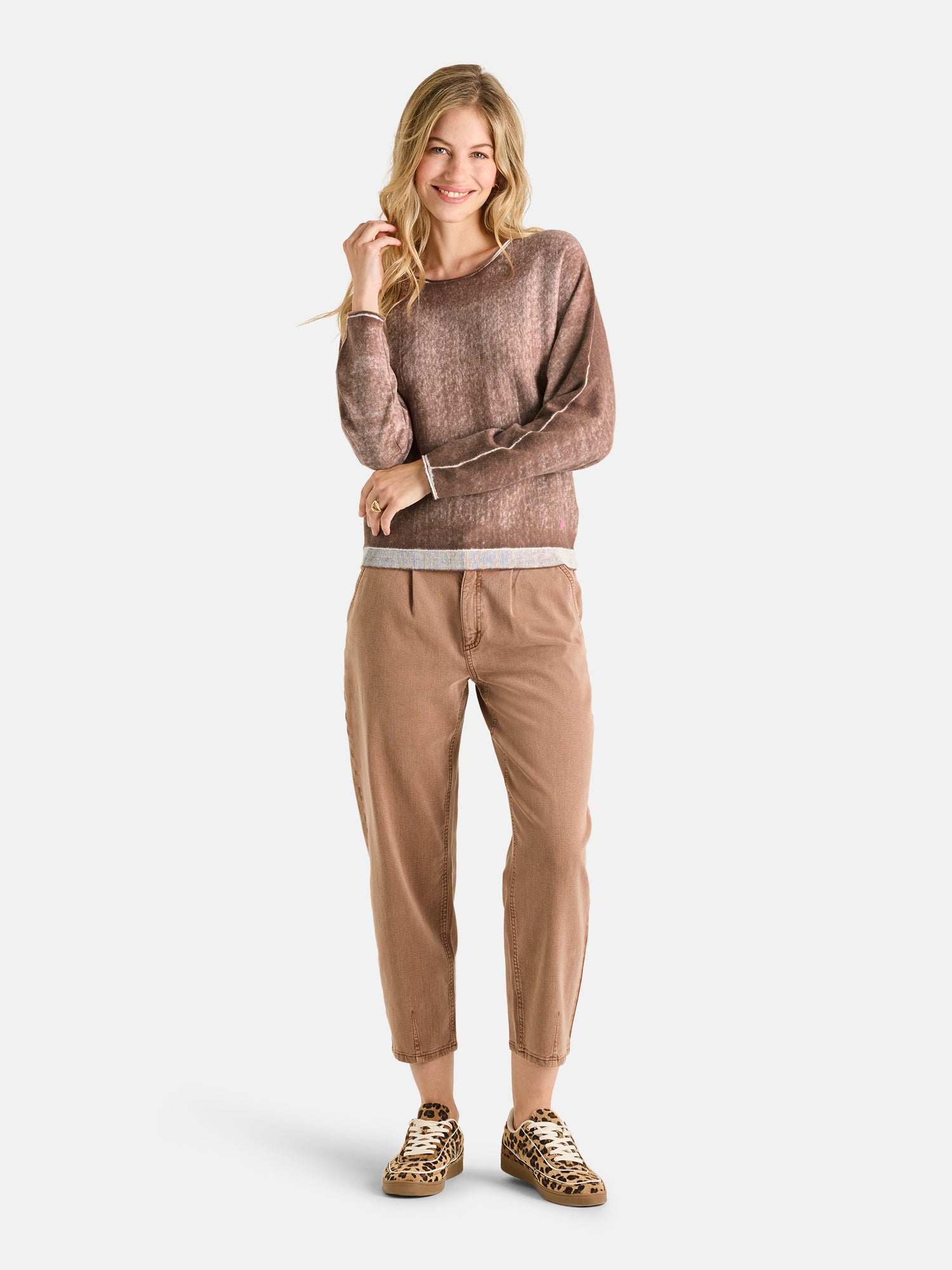Lieblingsstück AthinaL Pullover neon pink mit Kaschmir