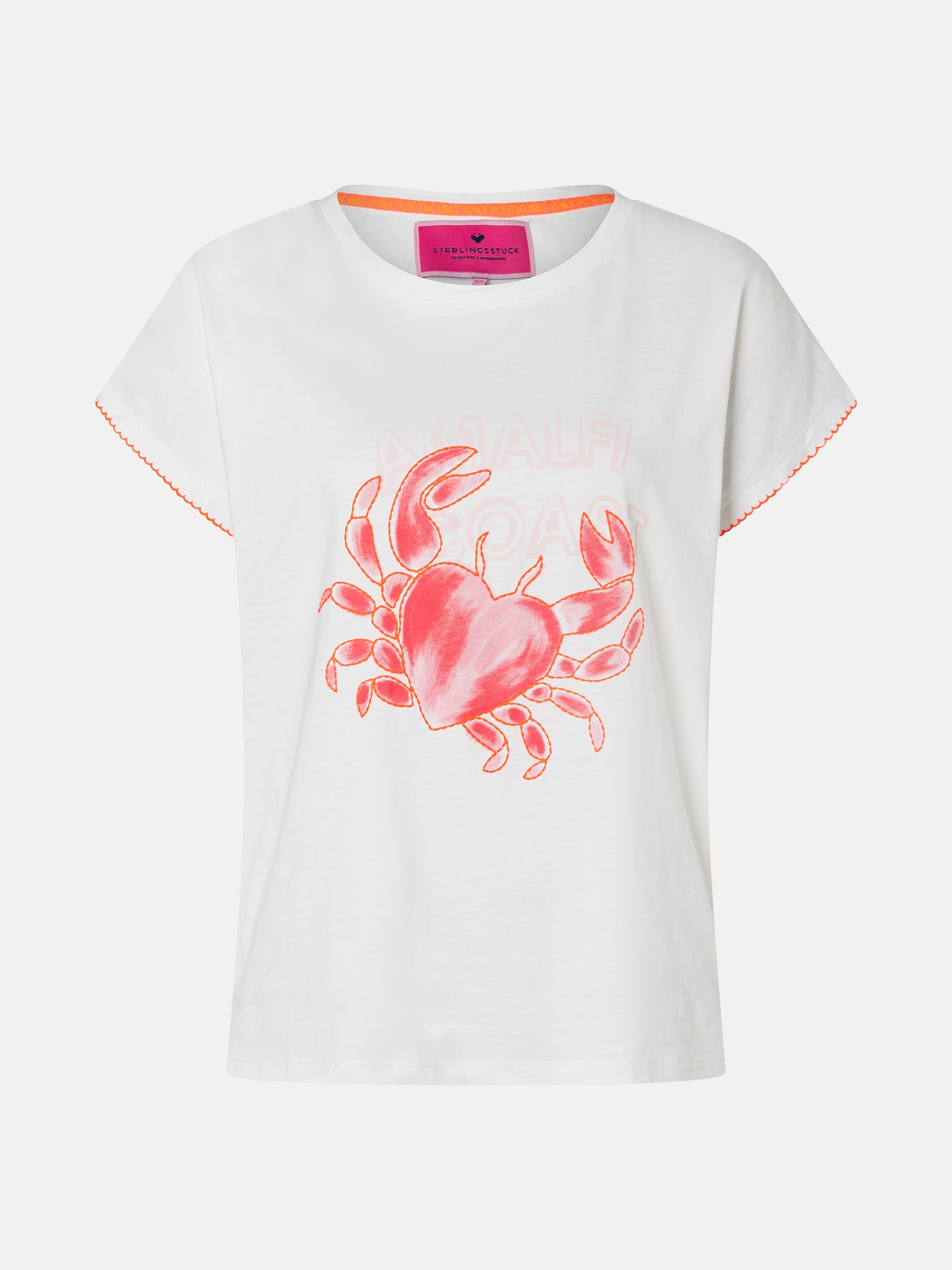 Lieblingsstück CrabiL T-Shirt aus Baumwolle offwhite