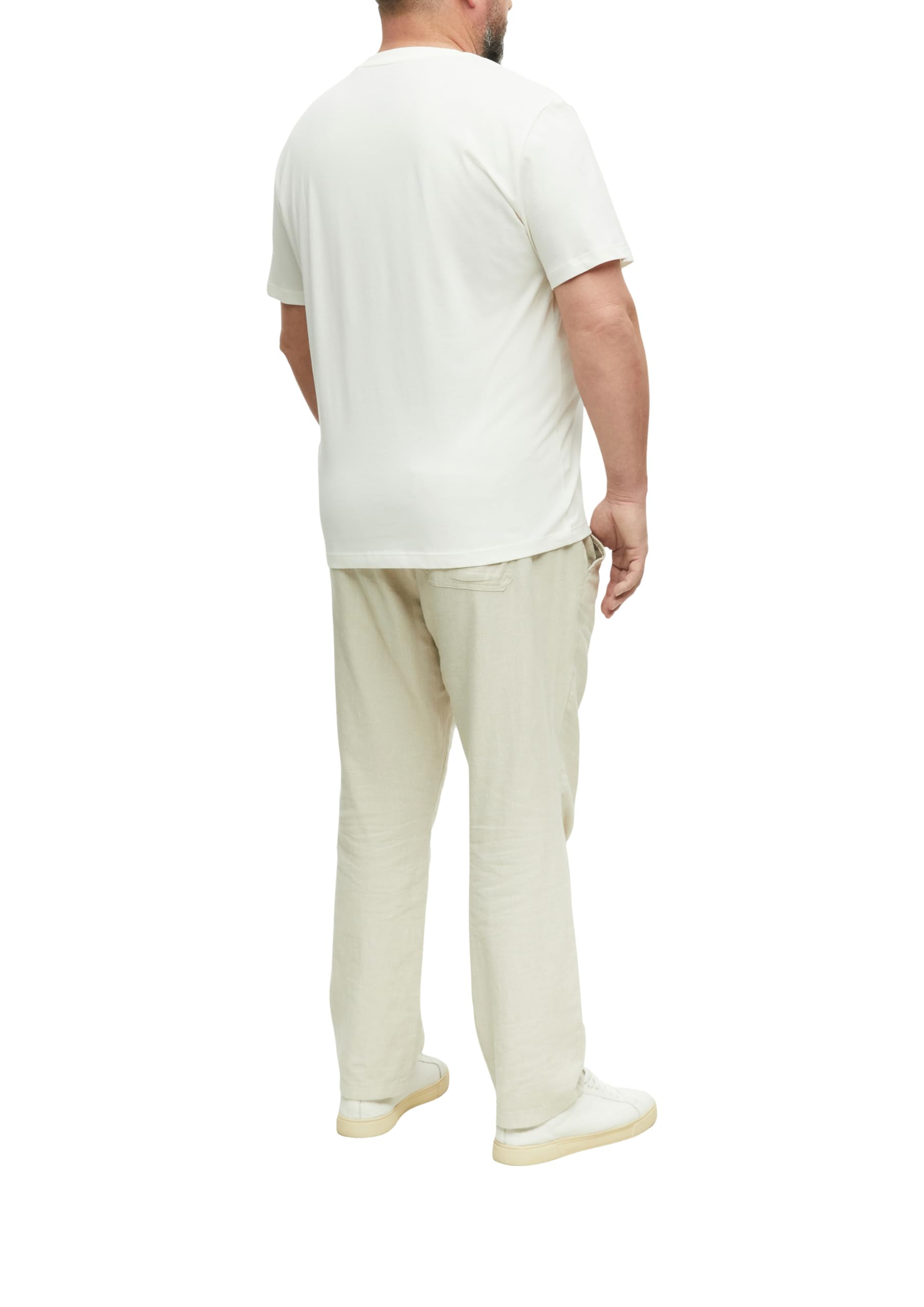 s.Oliver Junior Baumwoll-Jersey T-Shirt creme mit Print
