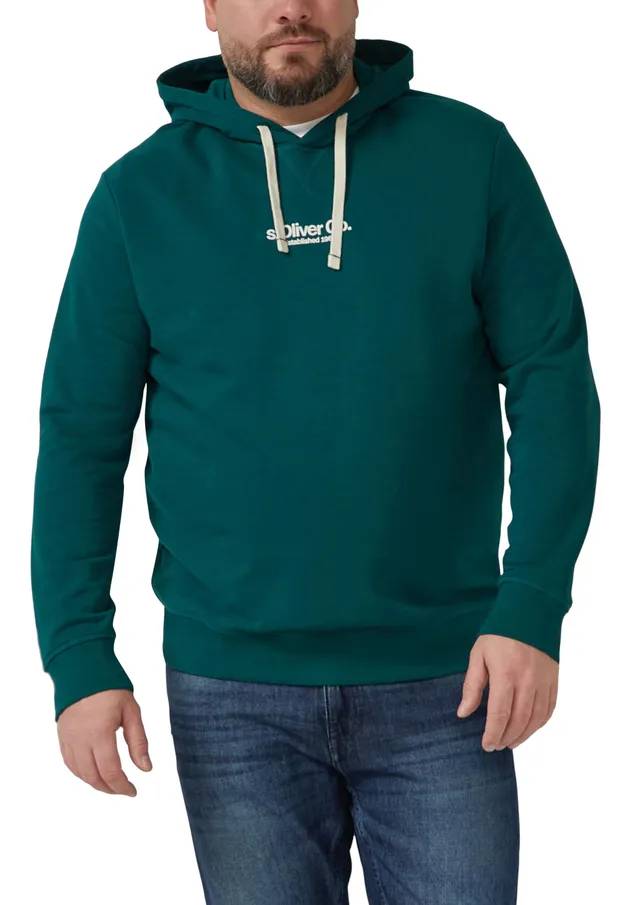 s.Oliver RED LABEL Kapuzenpullover Baumwollmix Logo