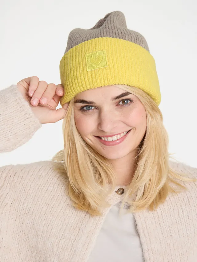 Lieblingsstück Chic Comfort Mütze limelight Streifen