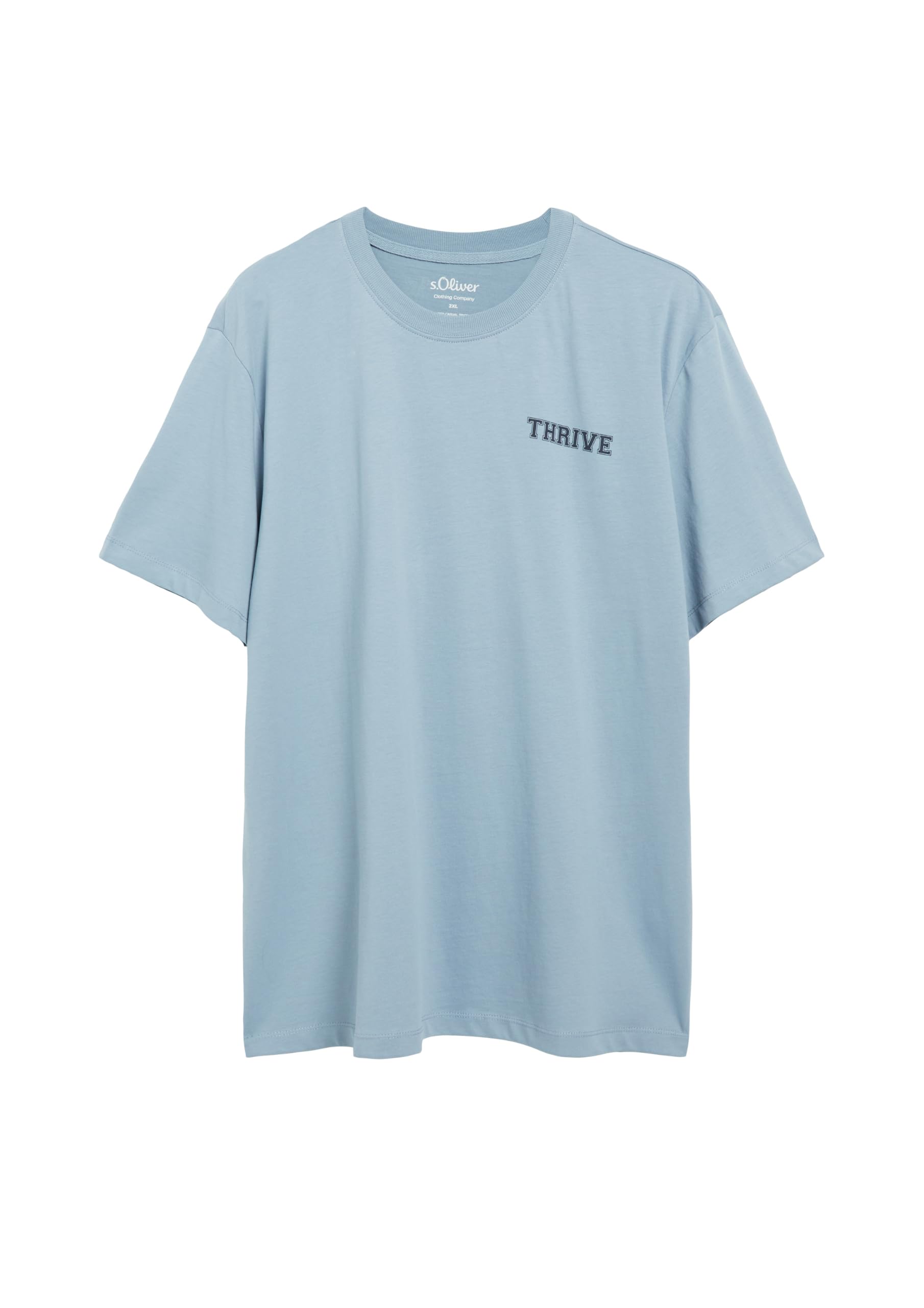 s.Oliver T-Shirt Front Rückenprint 3XL hellblau