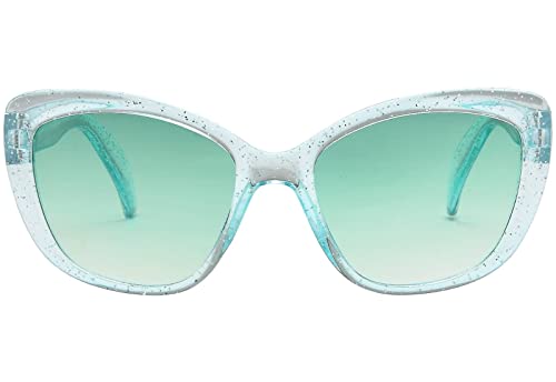 BEZLIT Kinder Sonnenbrille Cat-Eye Grün UV400