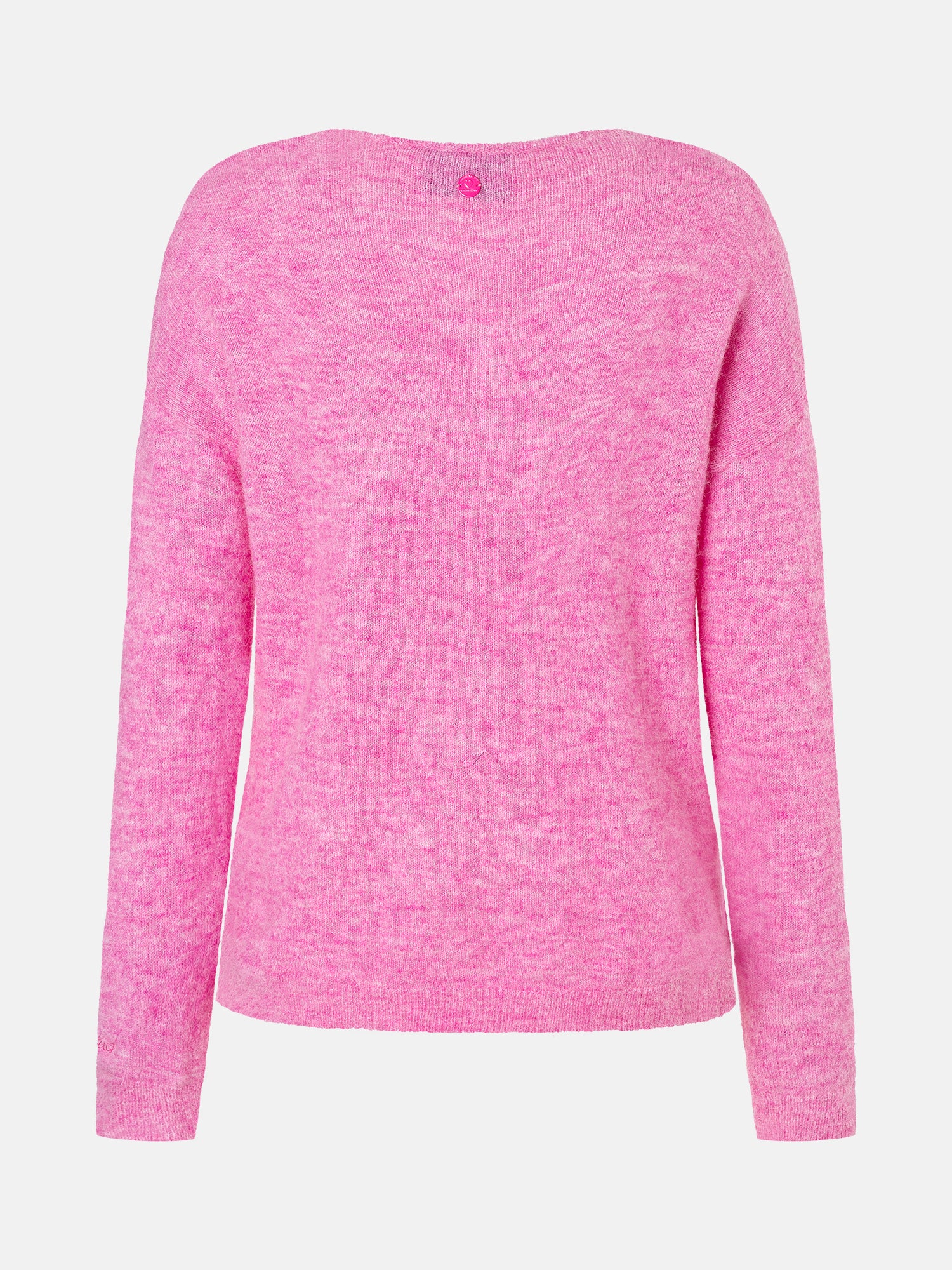 Lieblingsstück LatifalaL Pullover mit Alpaka rot V-Ausschnitt