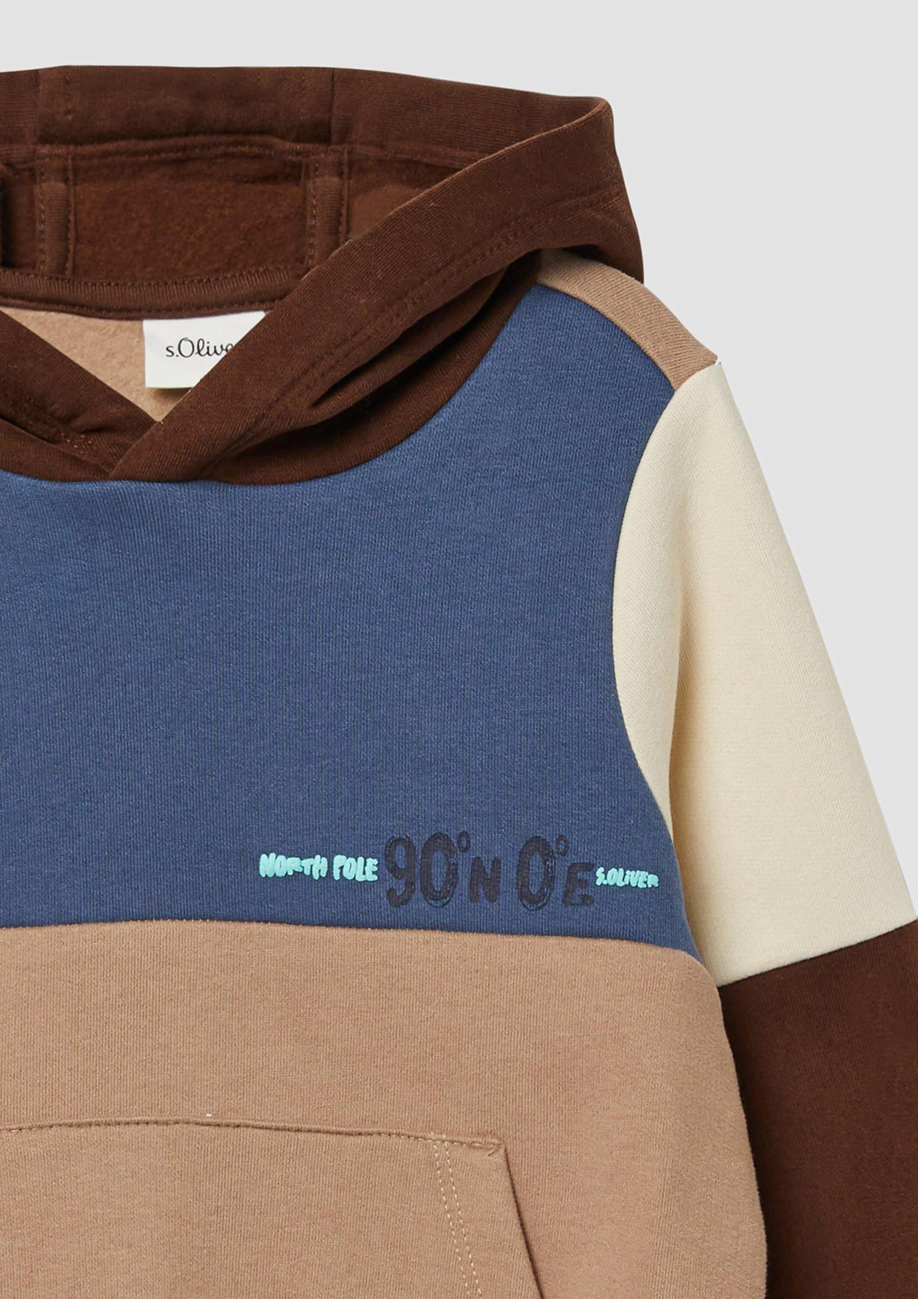 s.Oliver Junior Colourblocking Hoodie 128-134 kuschelig