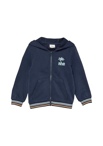 s.Oliver Red Label Sweatjacke mit Stickerei Kinder bordeaux