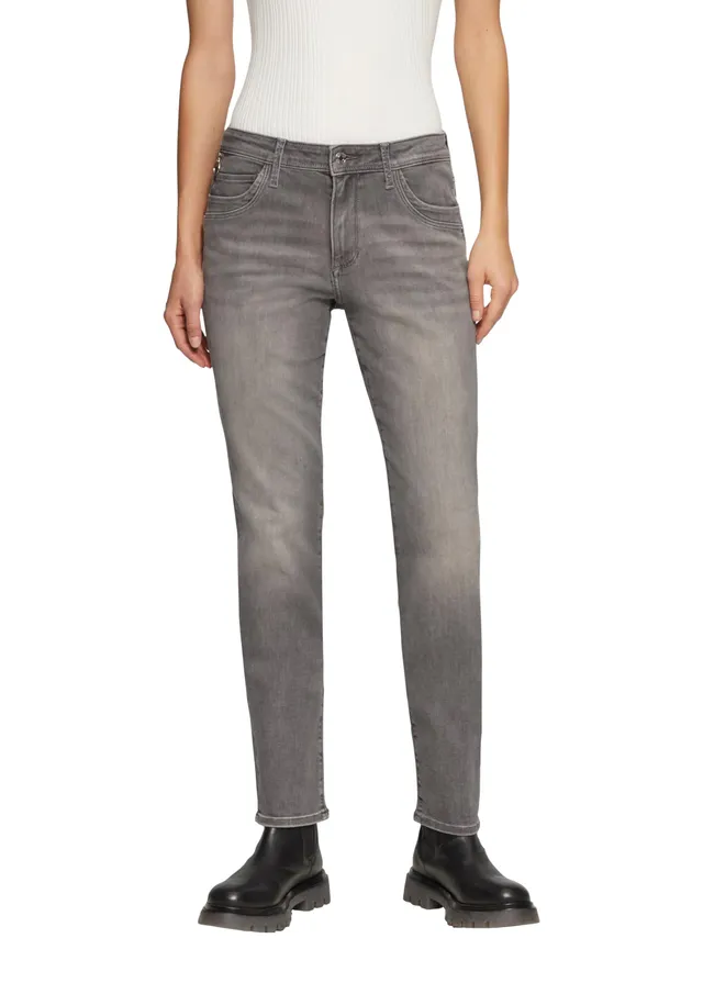 s.Oliver Red Label Betsy Mid Rise Slim Fit Jeans Grau