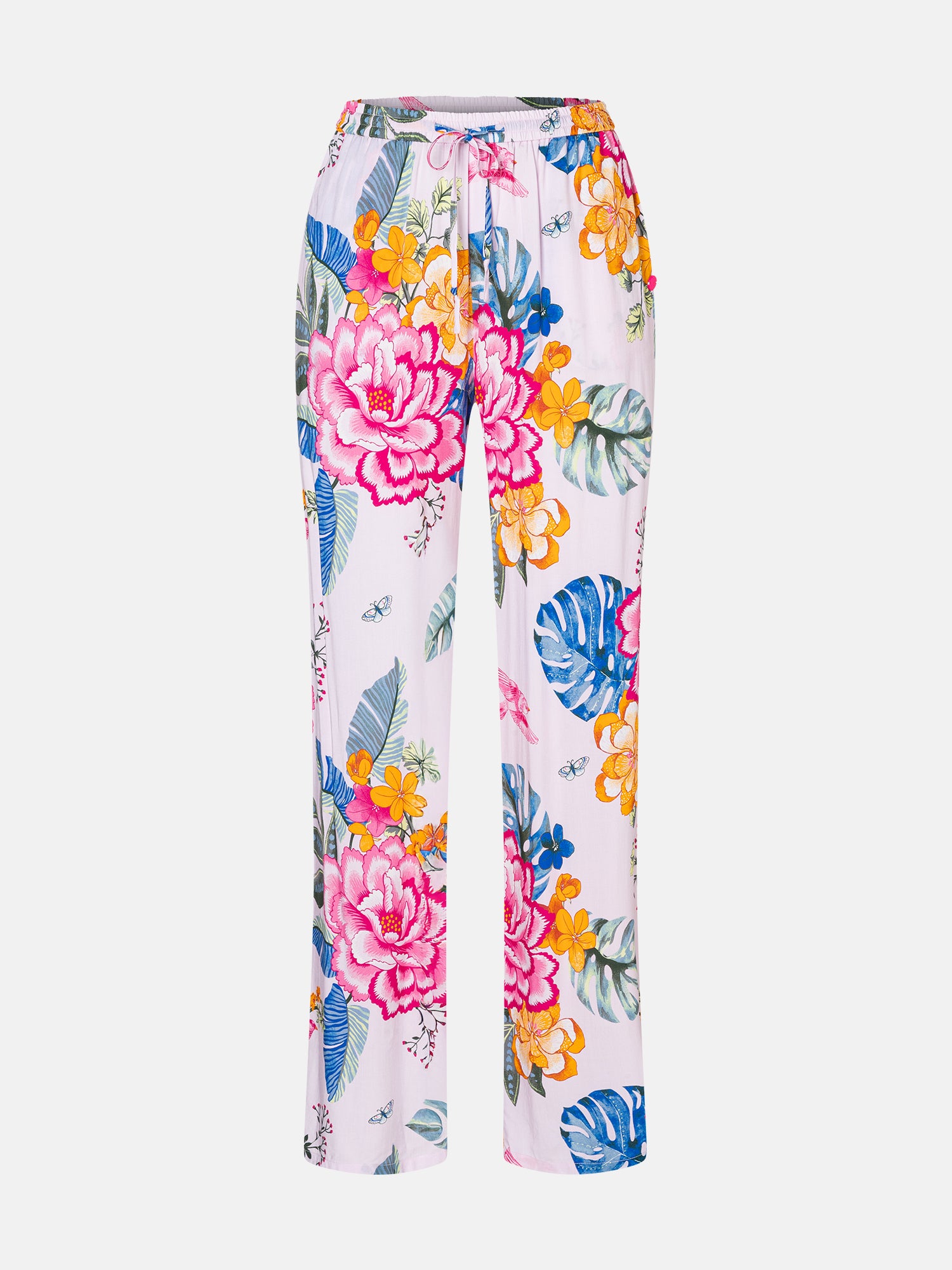 Lieblingsstück Wide Leg Hose Viskose pastel pink weit