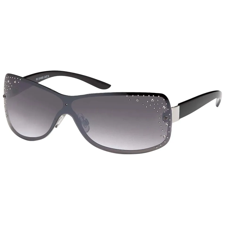 BEZLIT A0553 Sonnenbrille Strass Schwarz Damen