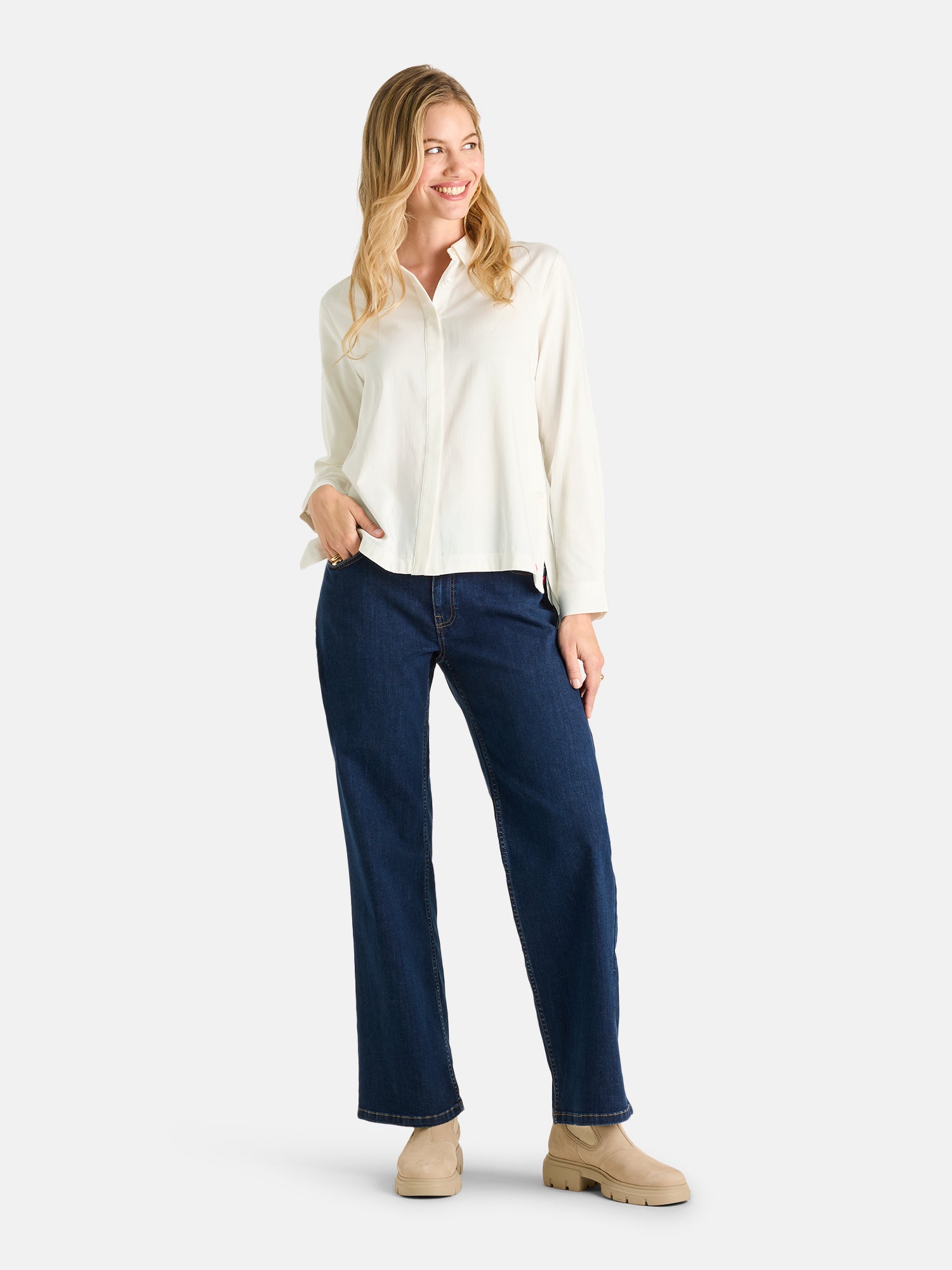 Lieblingsstück LeneL Bluse offwhite Baumwolle